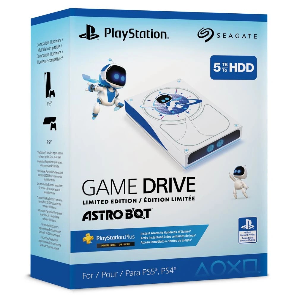 1 Seagate Game Drive PS5 5TB Astro Bot, 1 of 8