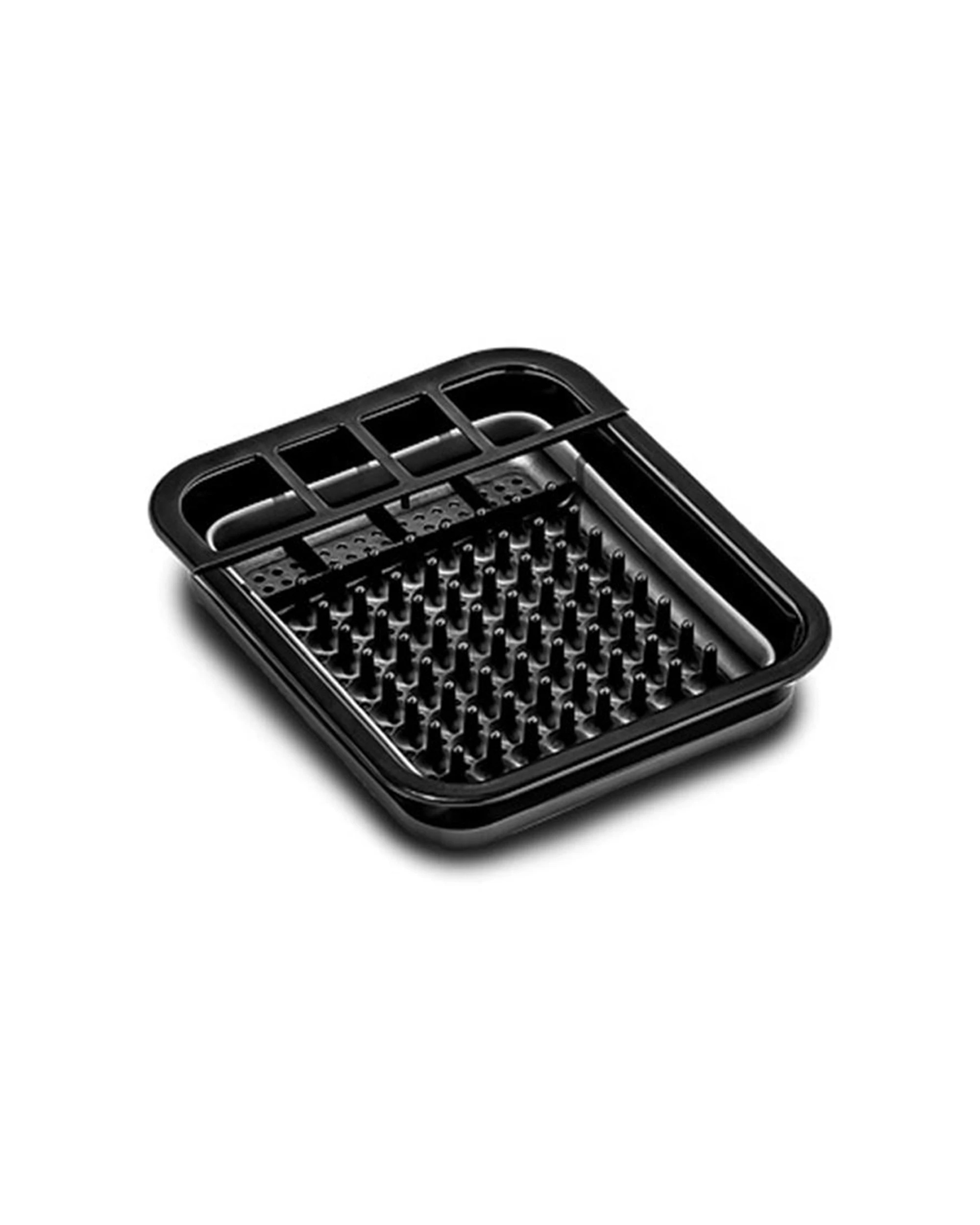 2 Madesmart Small Collapsible Dish Rack Flexible Space Saving Kitchen Storage Organisation - Black, 2 of 3