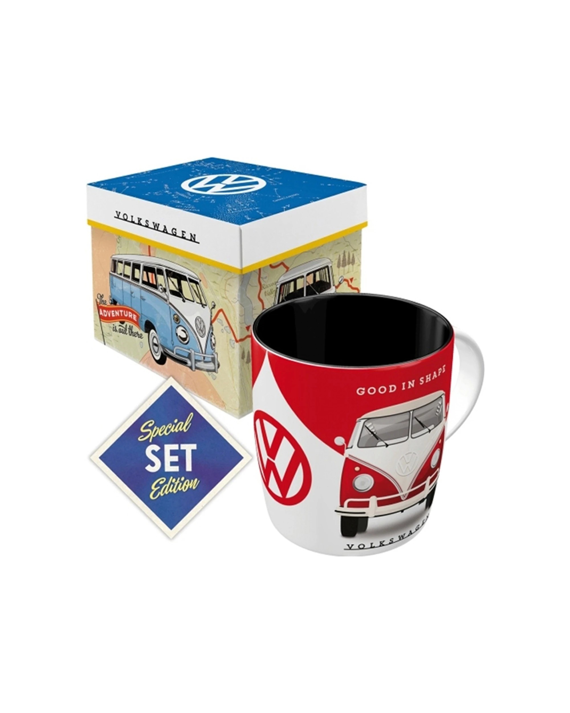 2 Nostalgic-Art 4PK Ceramic Mug 330ml Retro Design - Gift Box Combo VW Good in Shape - White, 2 of 5