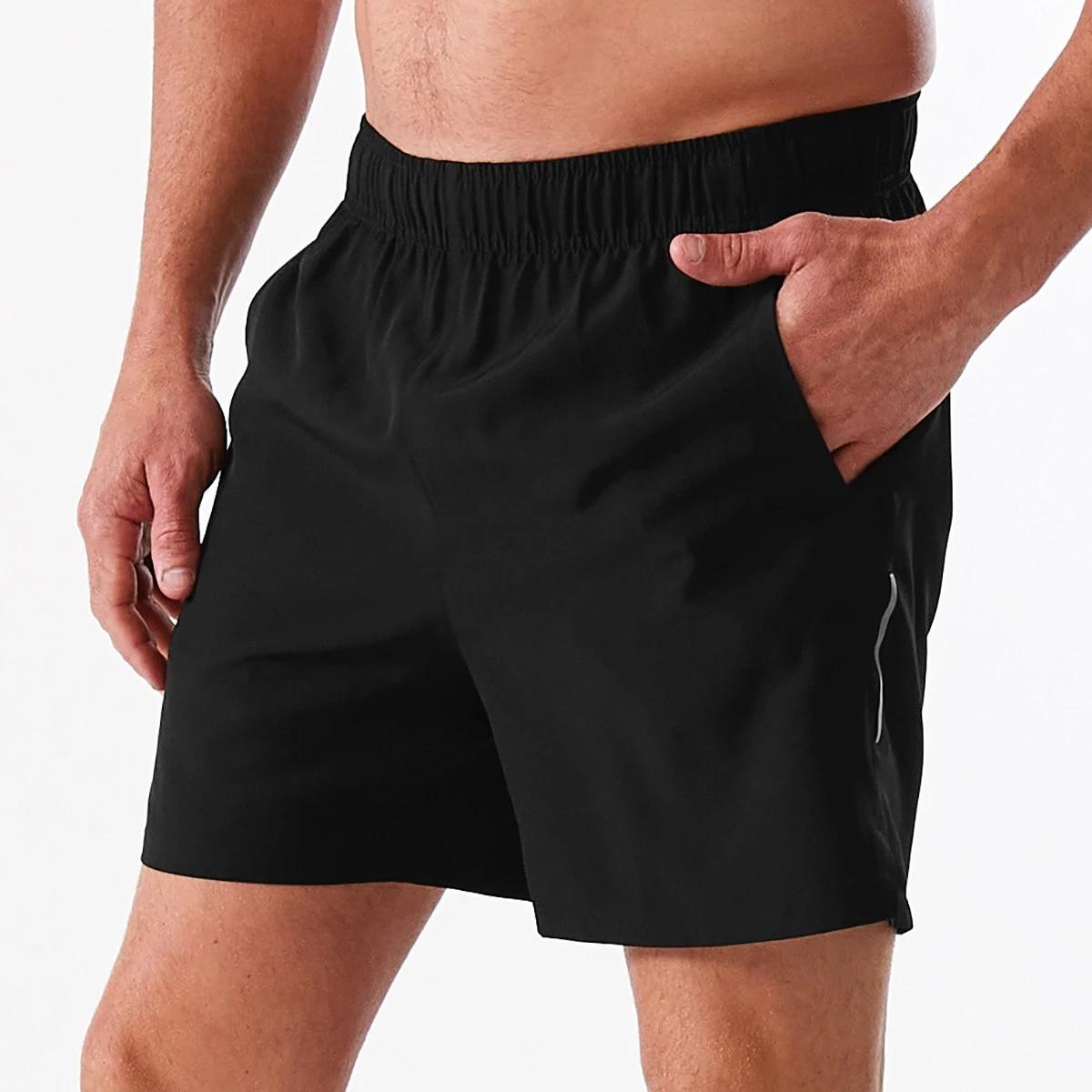 2 Active Mens Woven Stretch Shorts BLACK, 2 of 8