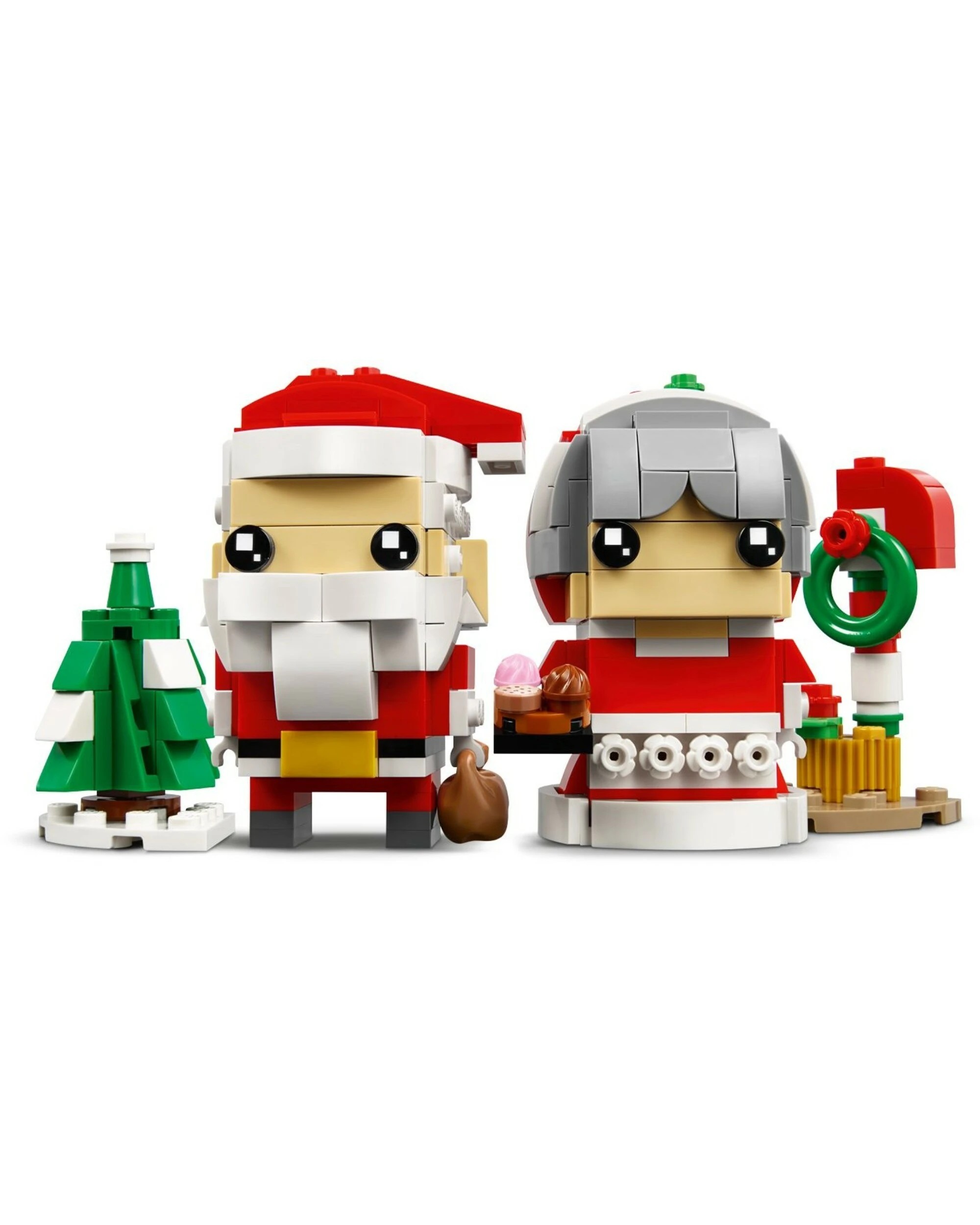 3 LEGO 40274 Mr. & Mrs. Claus BrickHeadz Christmas Set, 3 of 4
