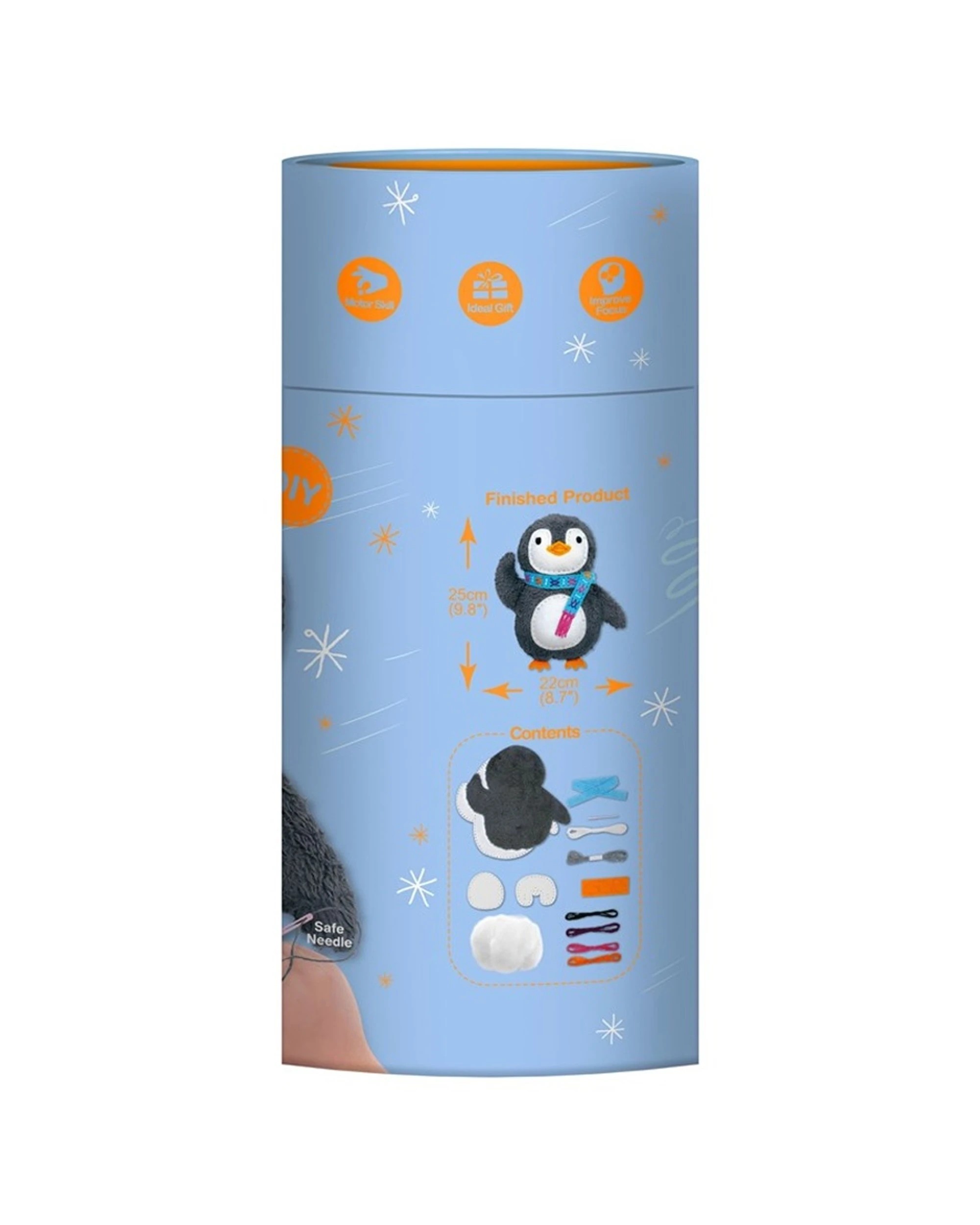 2 Avenir Sewing Kit Soft Plush Doll Penguin Kids Children Fun Craft Activity - Multi, 2 of 3