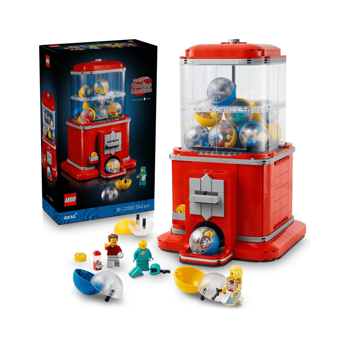 1 The LEGO Group LEGO Ideas Minifigure Vending Machine - 21358, 1 of 10