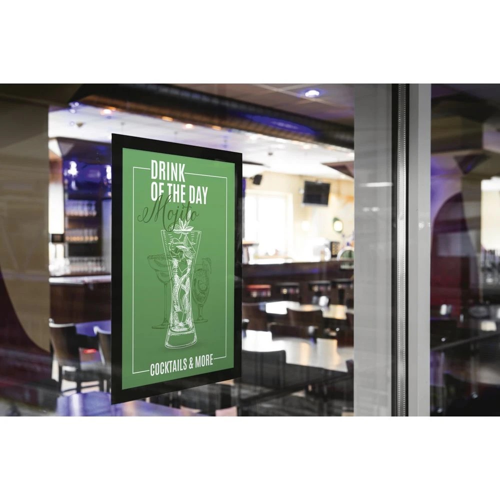 3 Duraframe A4 Sun Infoframe Black 2 Pack, 3 of 4