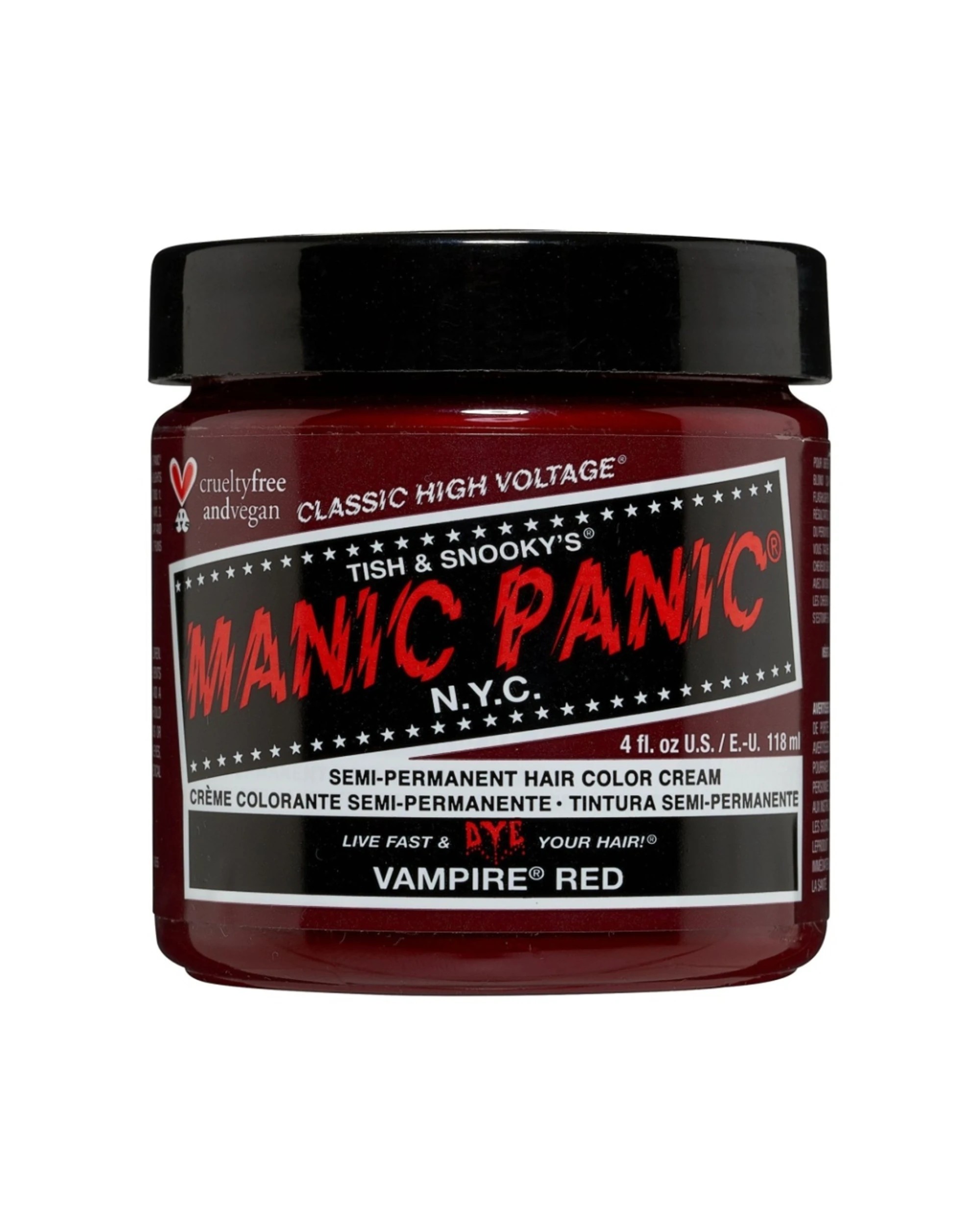 1 Manic Panic High Voltage Classic Hair Colour 118ml Vampire - Red, 1 of 1