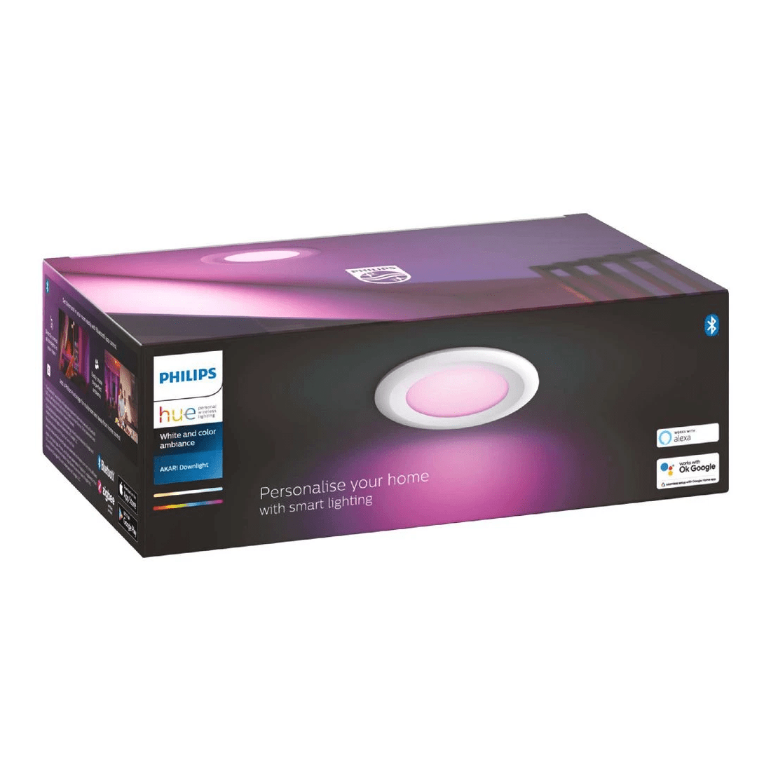 1 Philips Hue Downlight 90mm Colour, 1 of 8
