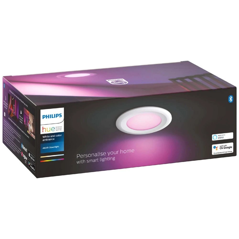 1 Philips Hue Downlight 90mm Colour, 1 of 8
