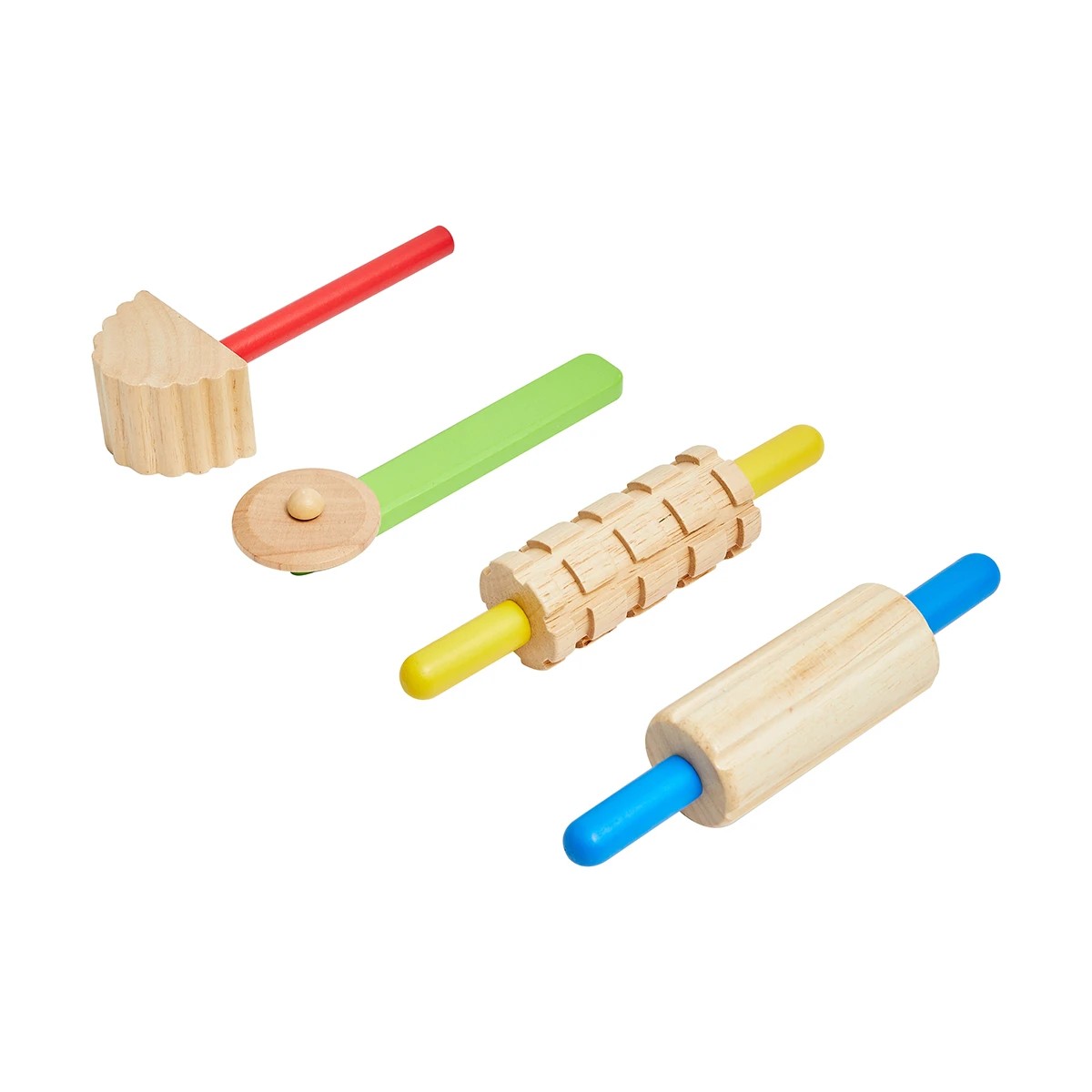 2 4 Piece Wooden Dough Tools, 2 of 9