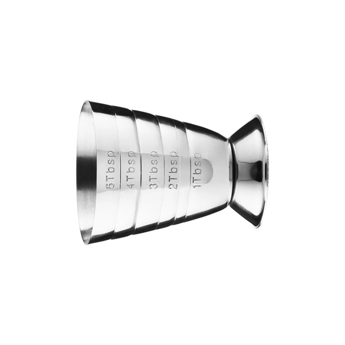 3 Maxwell & Williams Cocktail Co Measuring Jigger 15-75ml Stainless Steel
 - Silver, 3 of 3