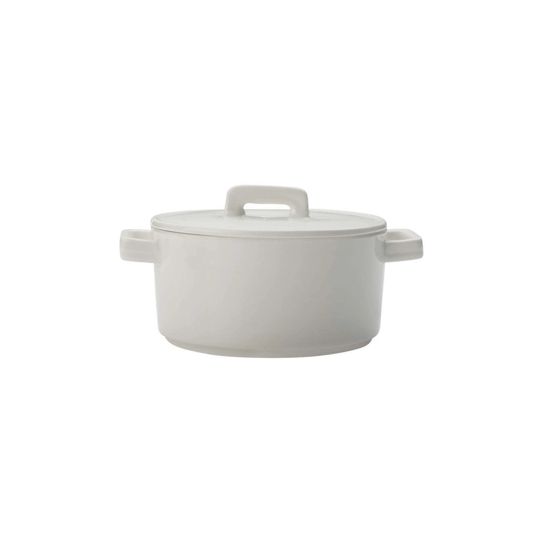 3 Maxwell & Williams Epicurious 500ml Porcelain Casserole With Lid Oven Safe
 - White, 3 of 3