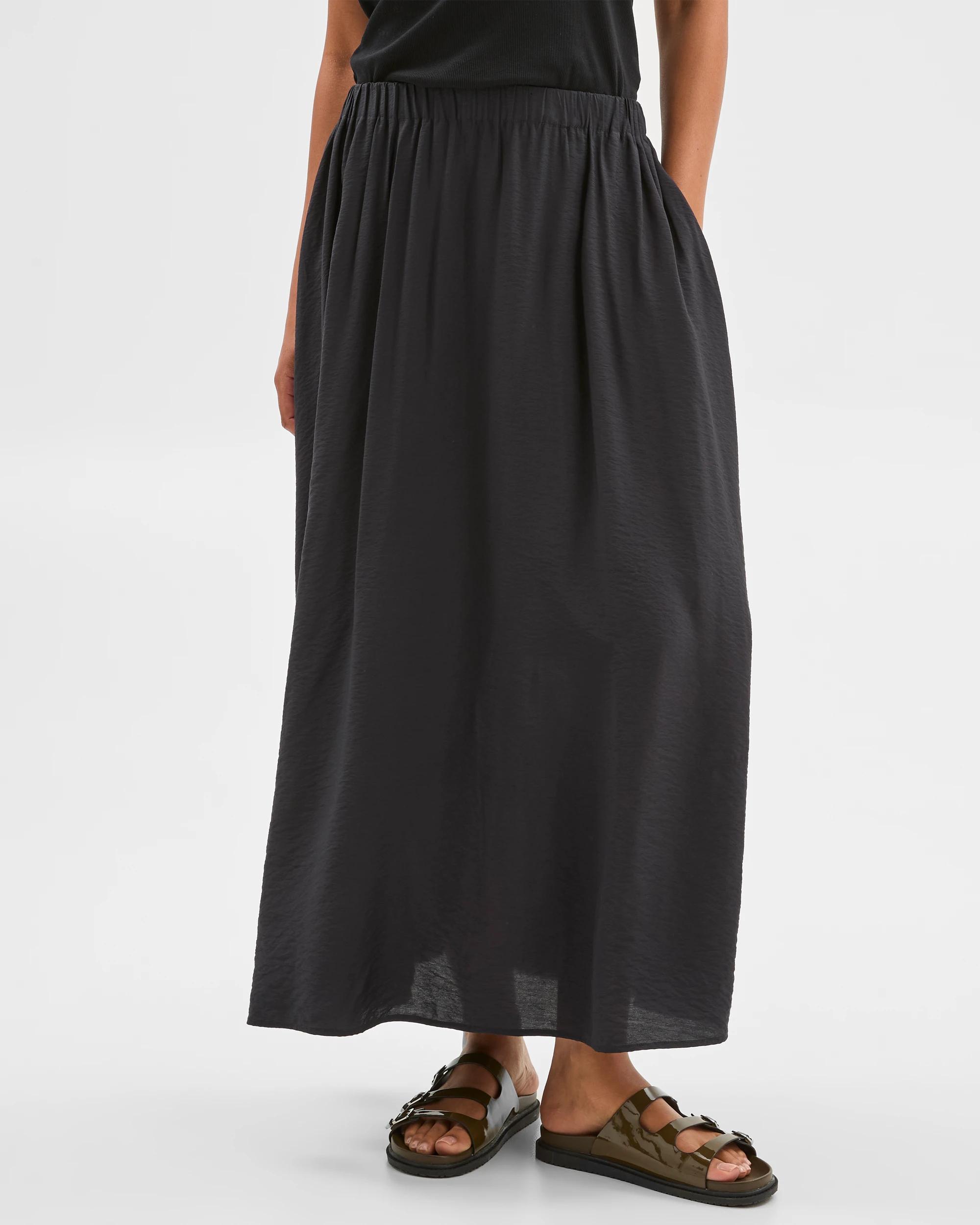 3 Target Pull On Maxi Skirt BLACK, 3 of 6