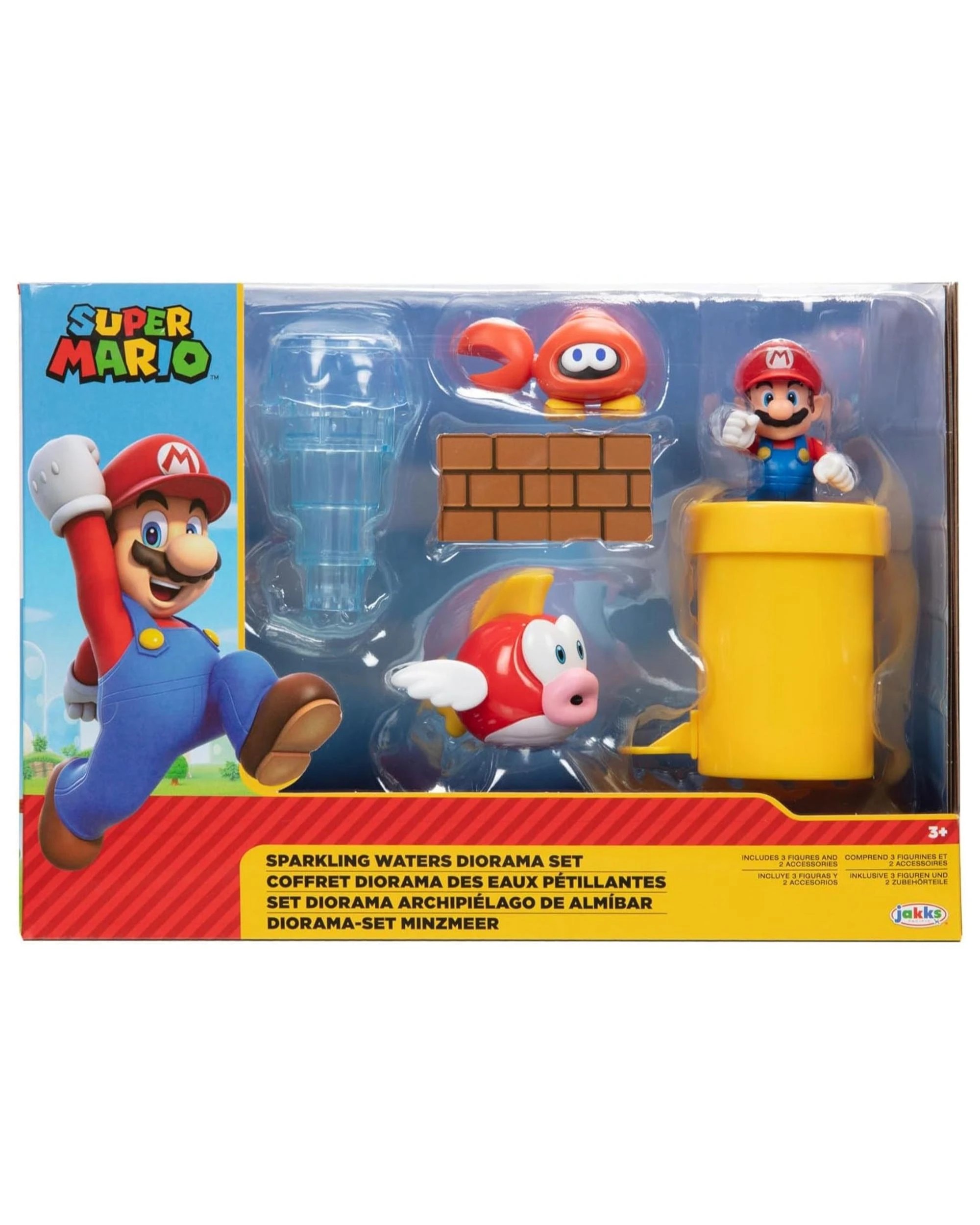 7 Super Mario 2.5 inch Sparkling Waters Diorama Set, 7 of 8