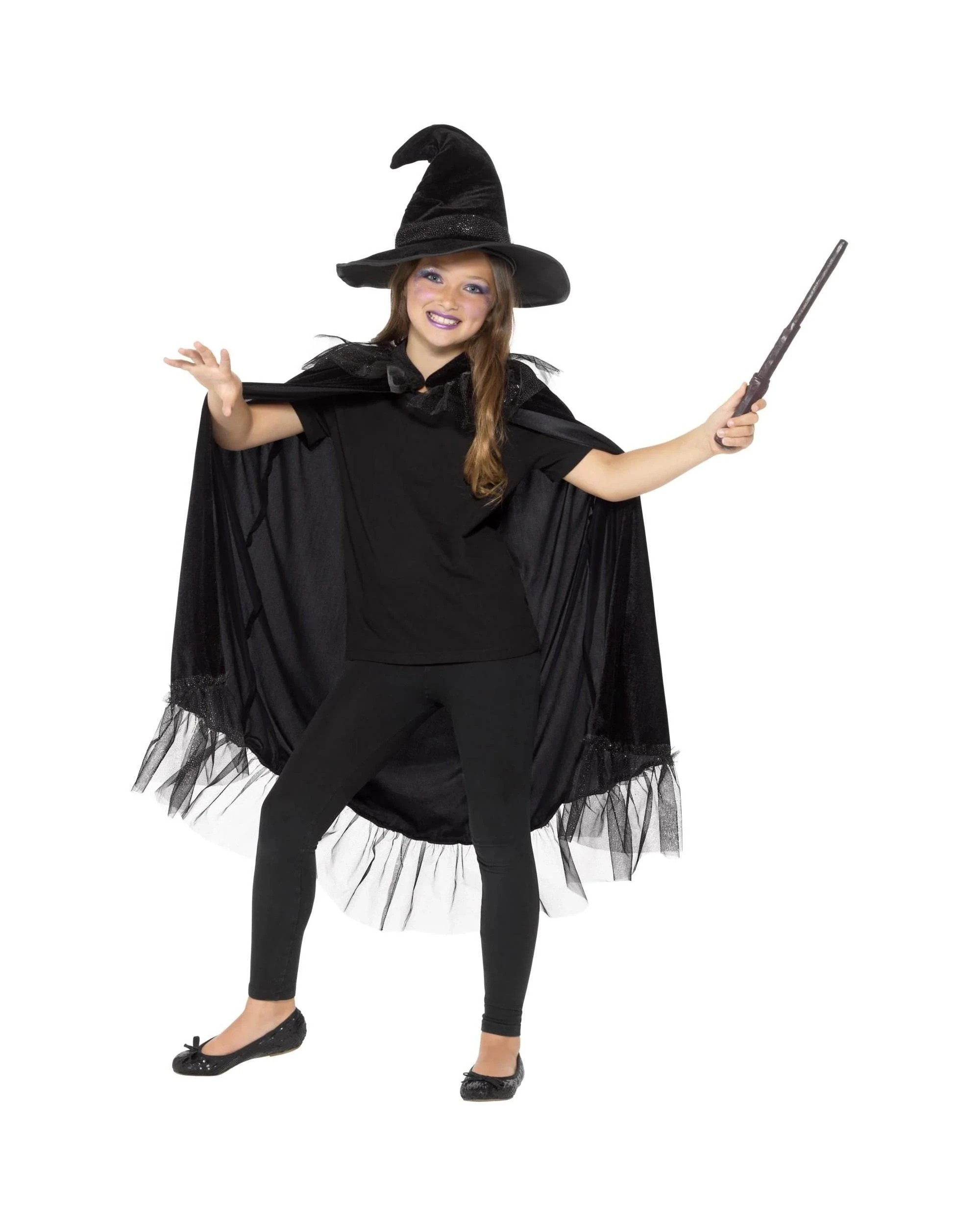 4 Sparkly Witch Kit Child Costume, 4 of 6