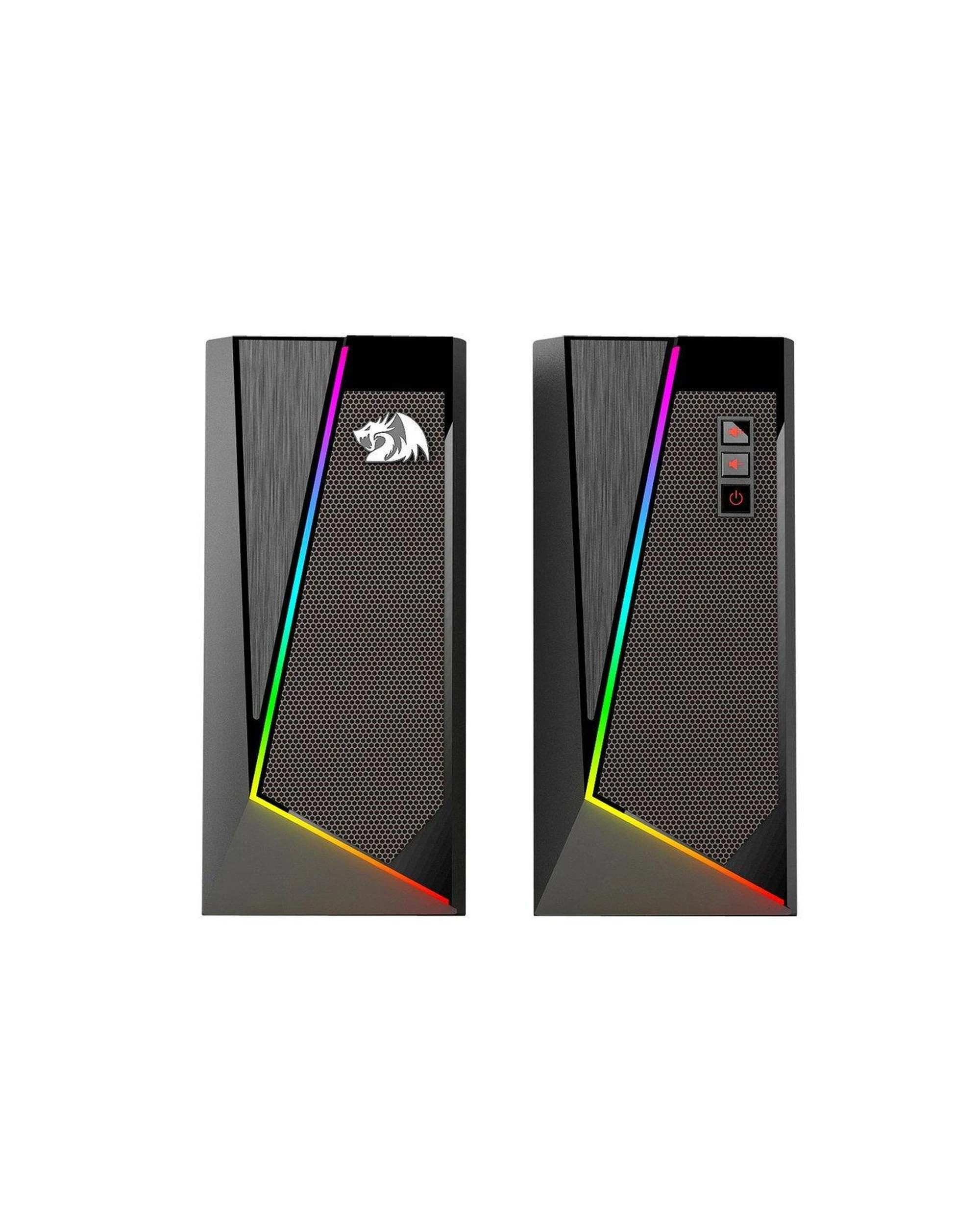 2 Redragon GS520 Anvil Vertical RGB Touch Control Desktop Speaker - Black, 2 of 5