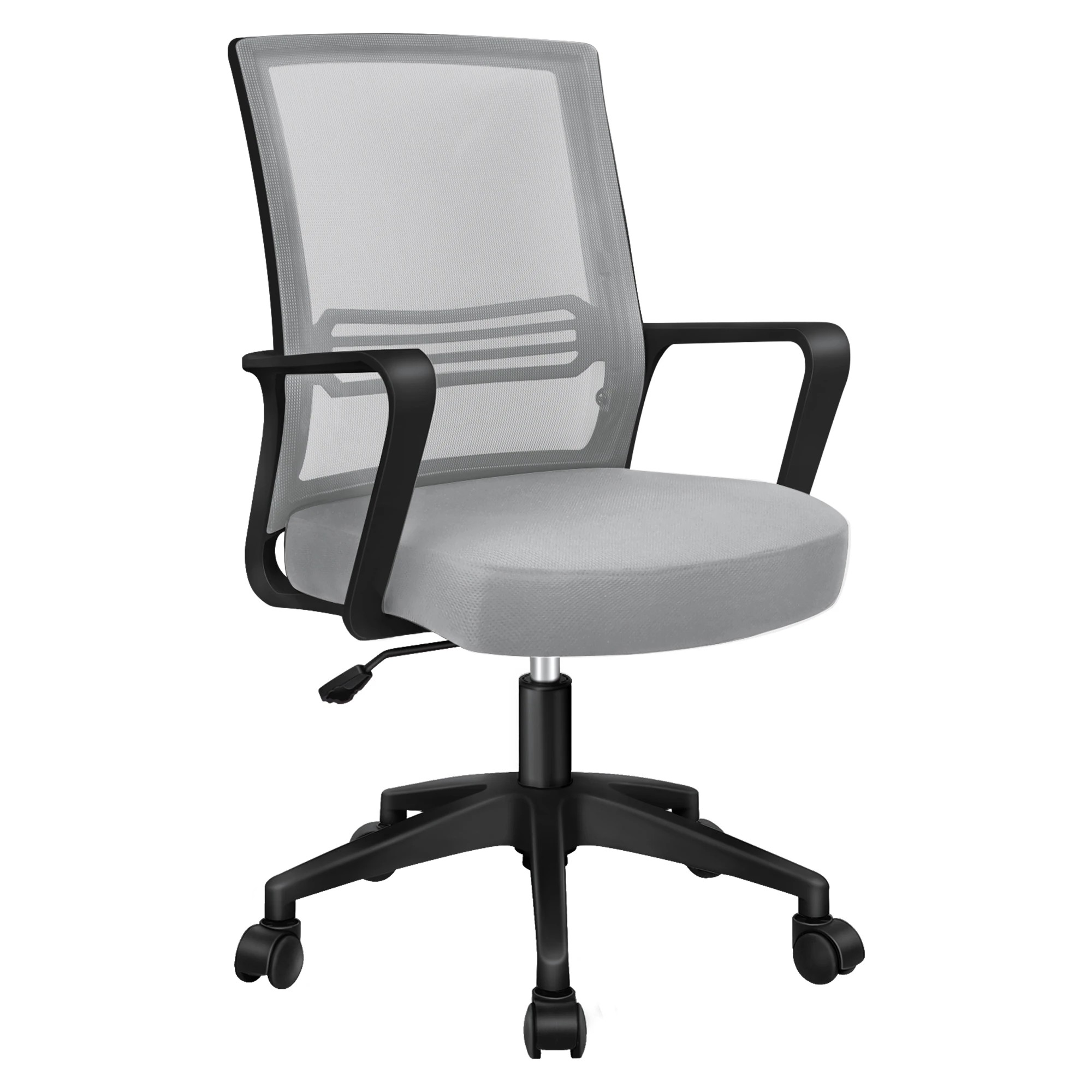 1 Alfordson Mesh Office Chair Executive Computer Seat Gaming Racing Work - Black Grey, 1 of 10