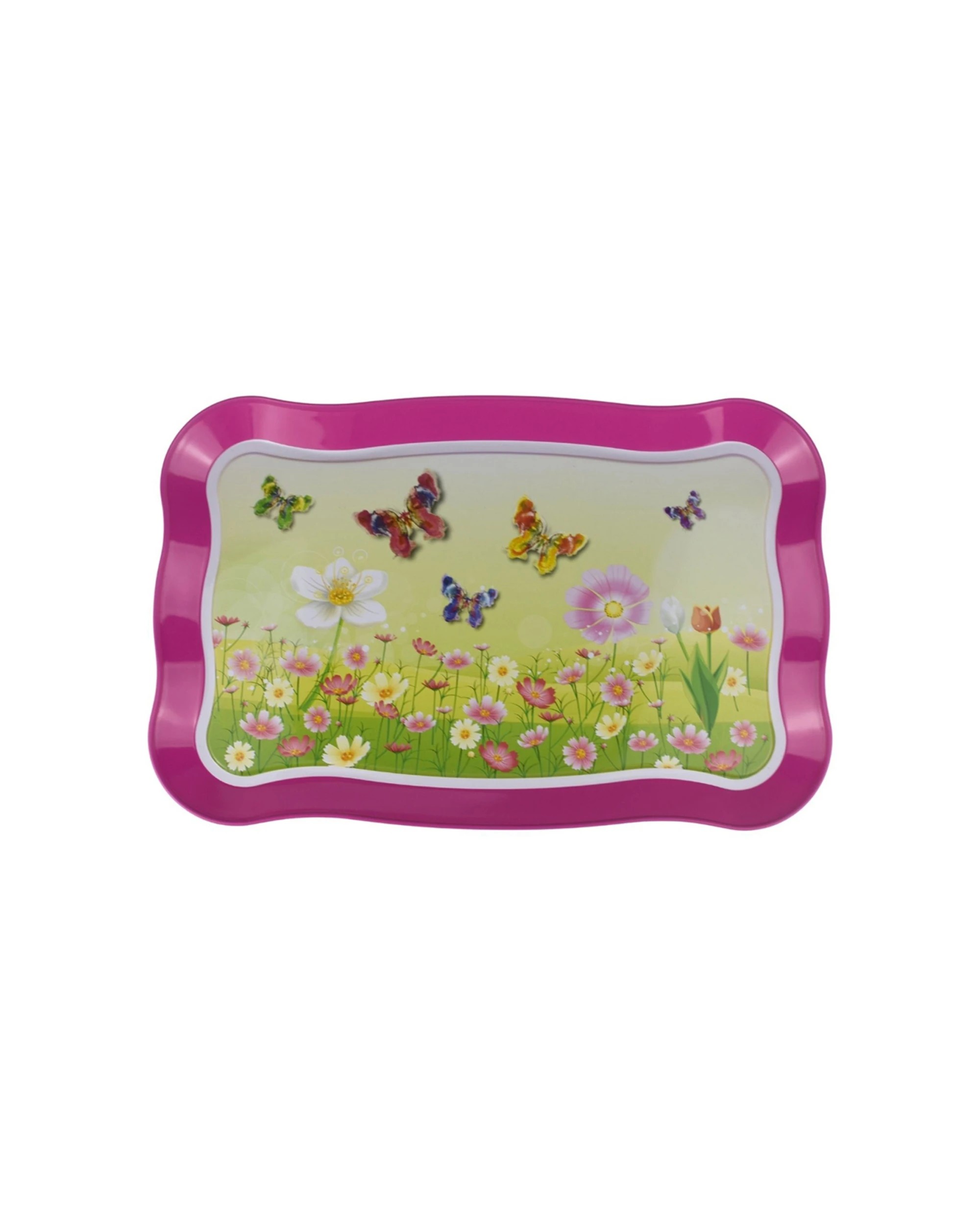 5 Kaper Kidz 15pc Butterfly Tin Tea Set Kids Pretend Play Toy - Pink, 5 of 6