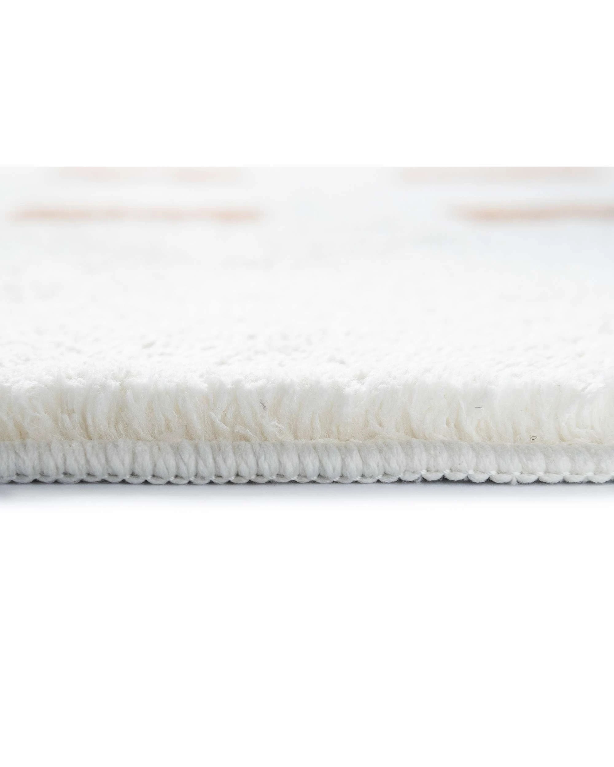 5 Loopsie Balan Rectangles Washable Rug-290cm x 200cm - White, 5 of 6