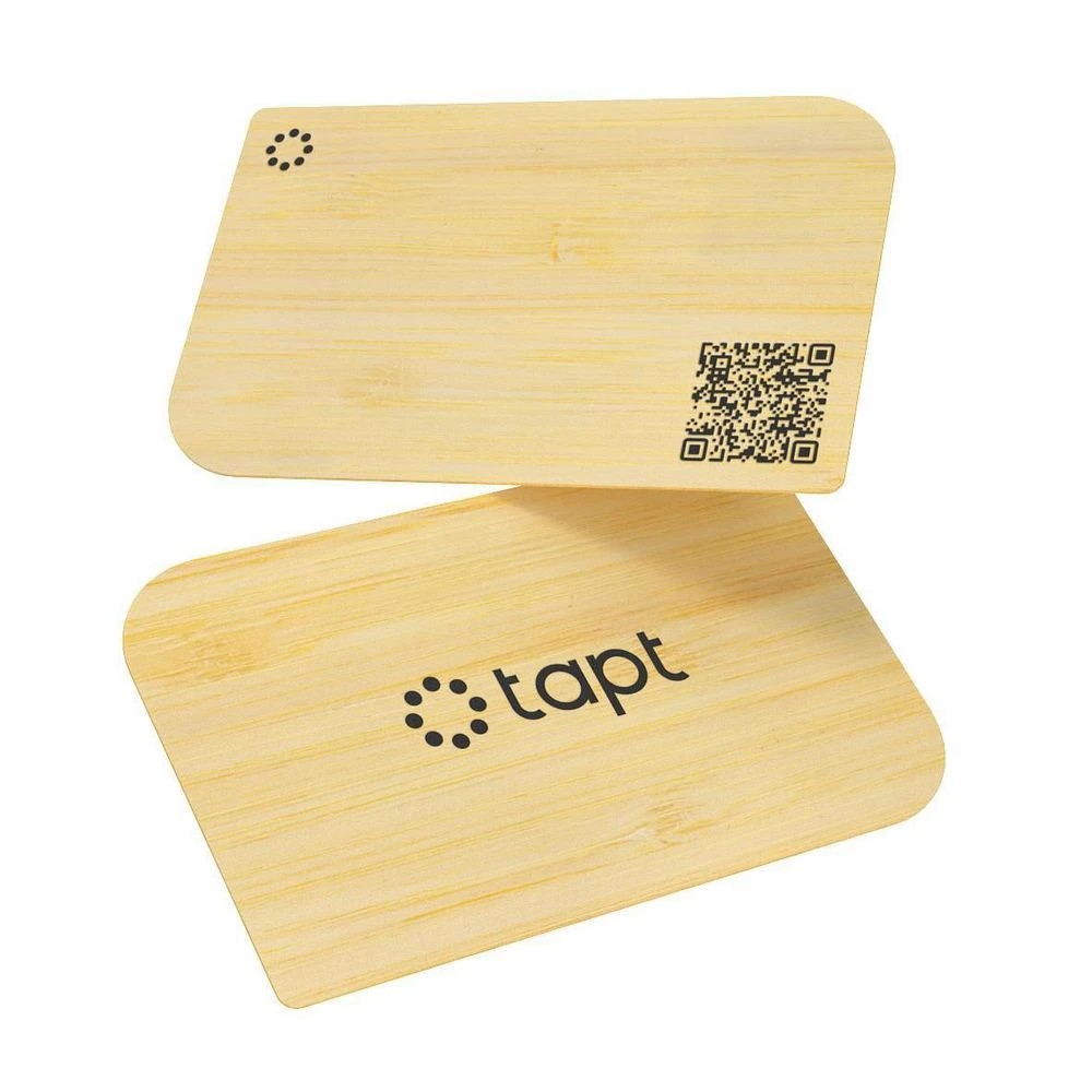 2 Tapt Lite Digital Business Card Bamboo, 2 of 2