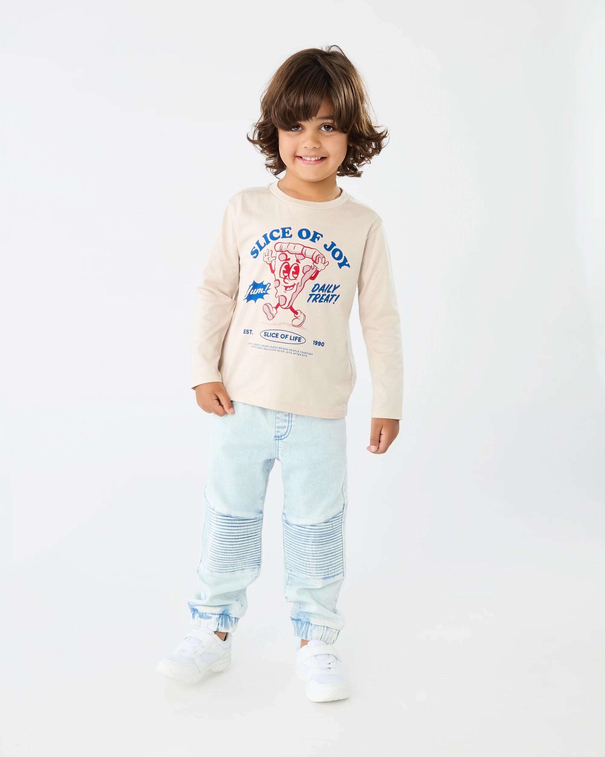 6 Long Sleeve Print T-shirt Bge Food, 6 of 7