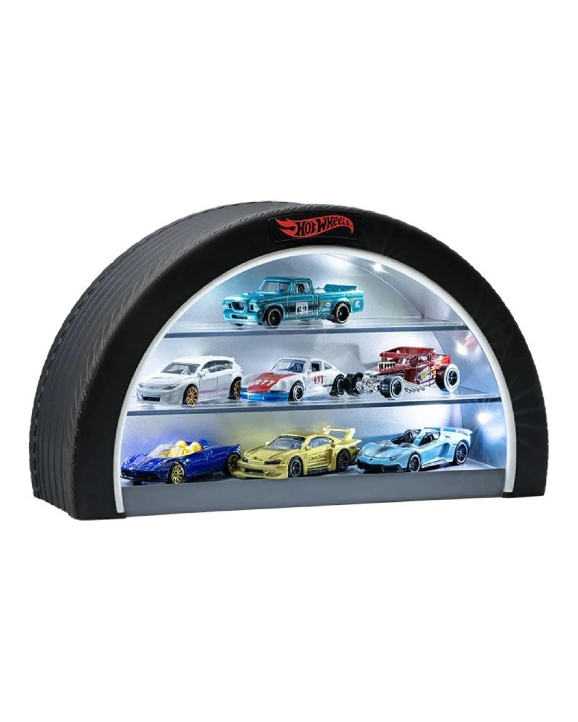2 Paladone Hot Wheels Tyre Display Light Case, 2 of 3