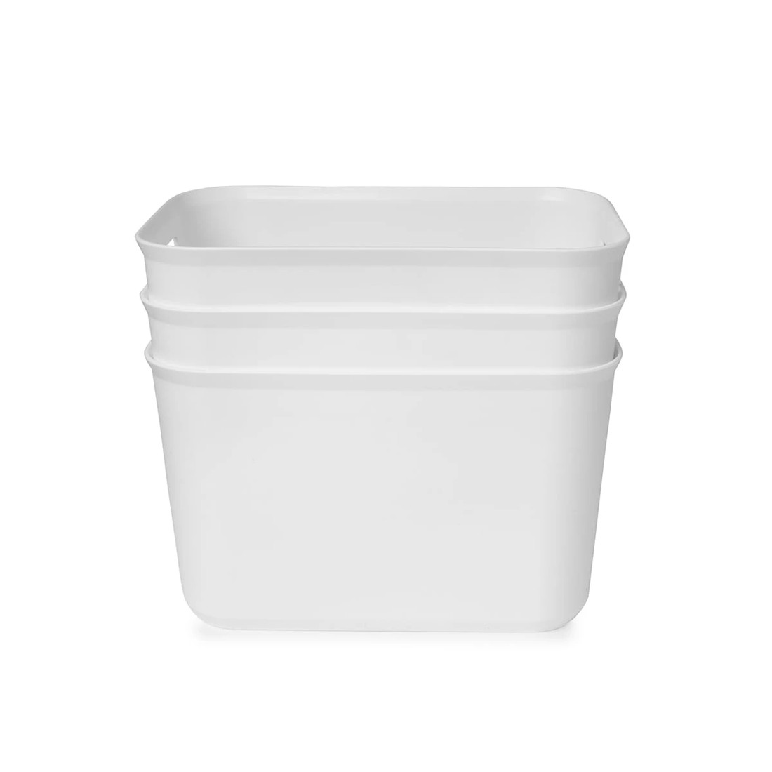 3 3 Pack 5.8L Utile Tub - Medium, White, 3 of 8