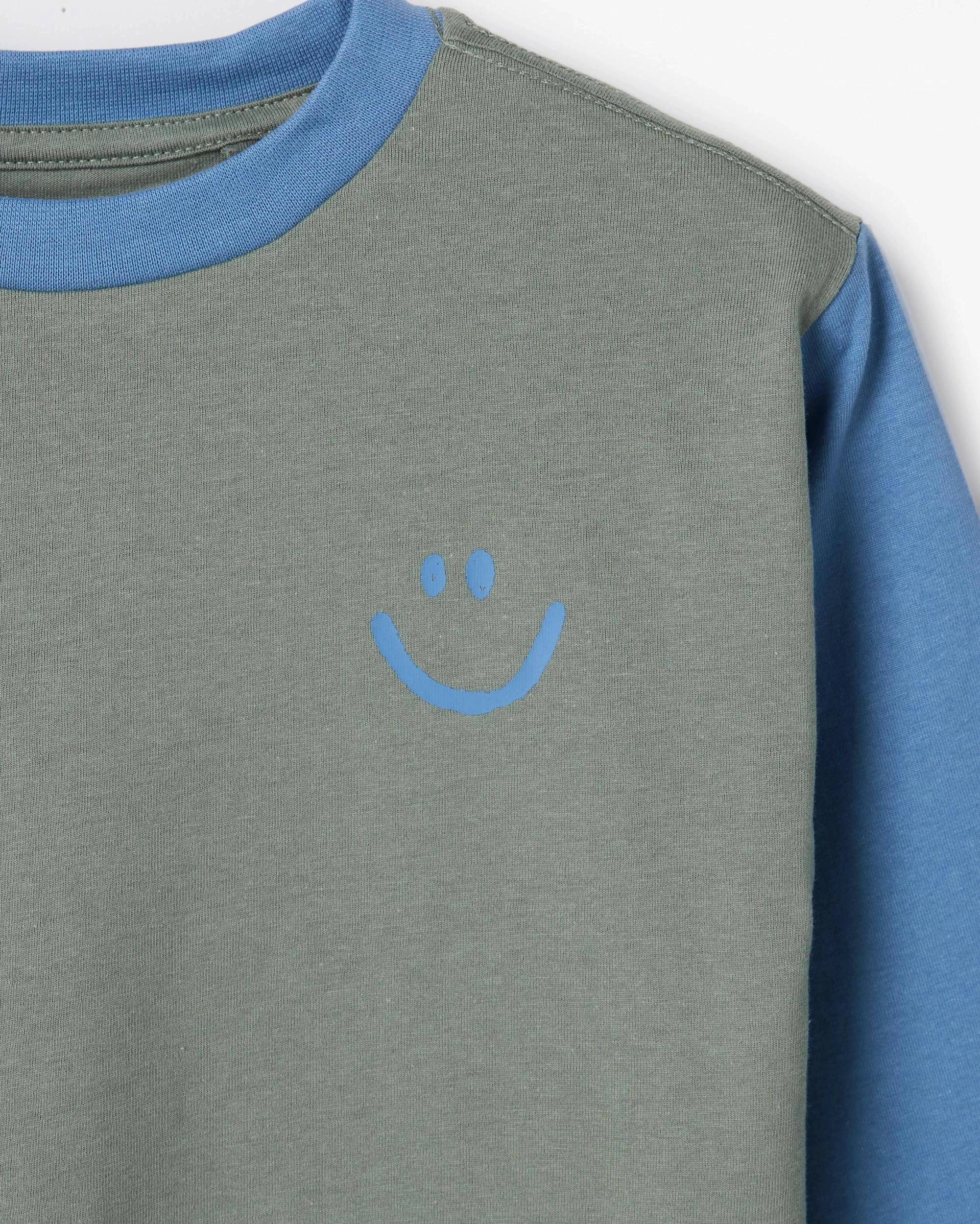 2 Target Kids Australian Cotton Long Sleeve T-Shirt SEA SPRAY, 2 of 2
