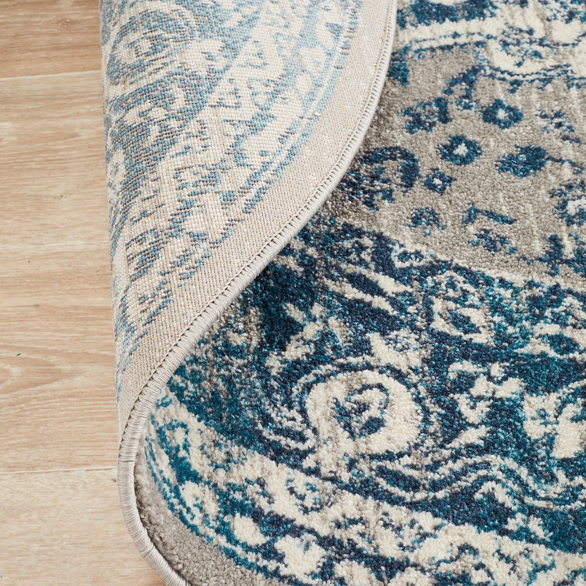 7 Common Ground Rugs Atlas 207 200x200cm - White, 7 of 7