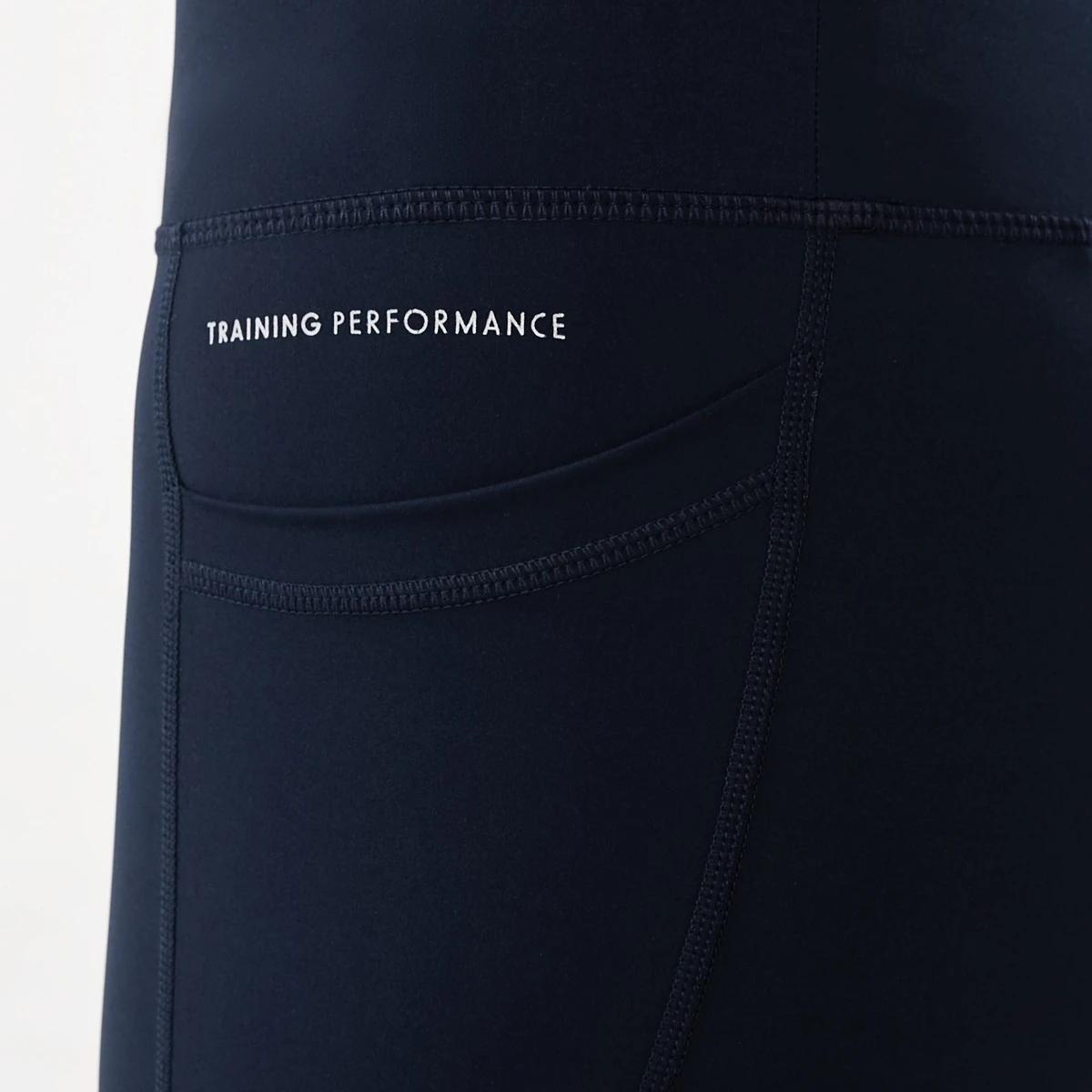 4 Active Womens Crop Training Leggings SKY CAPTAIN, 4 of 5