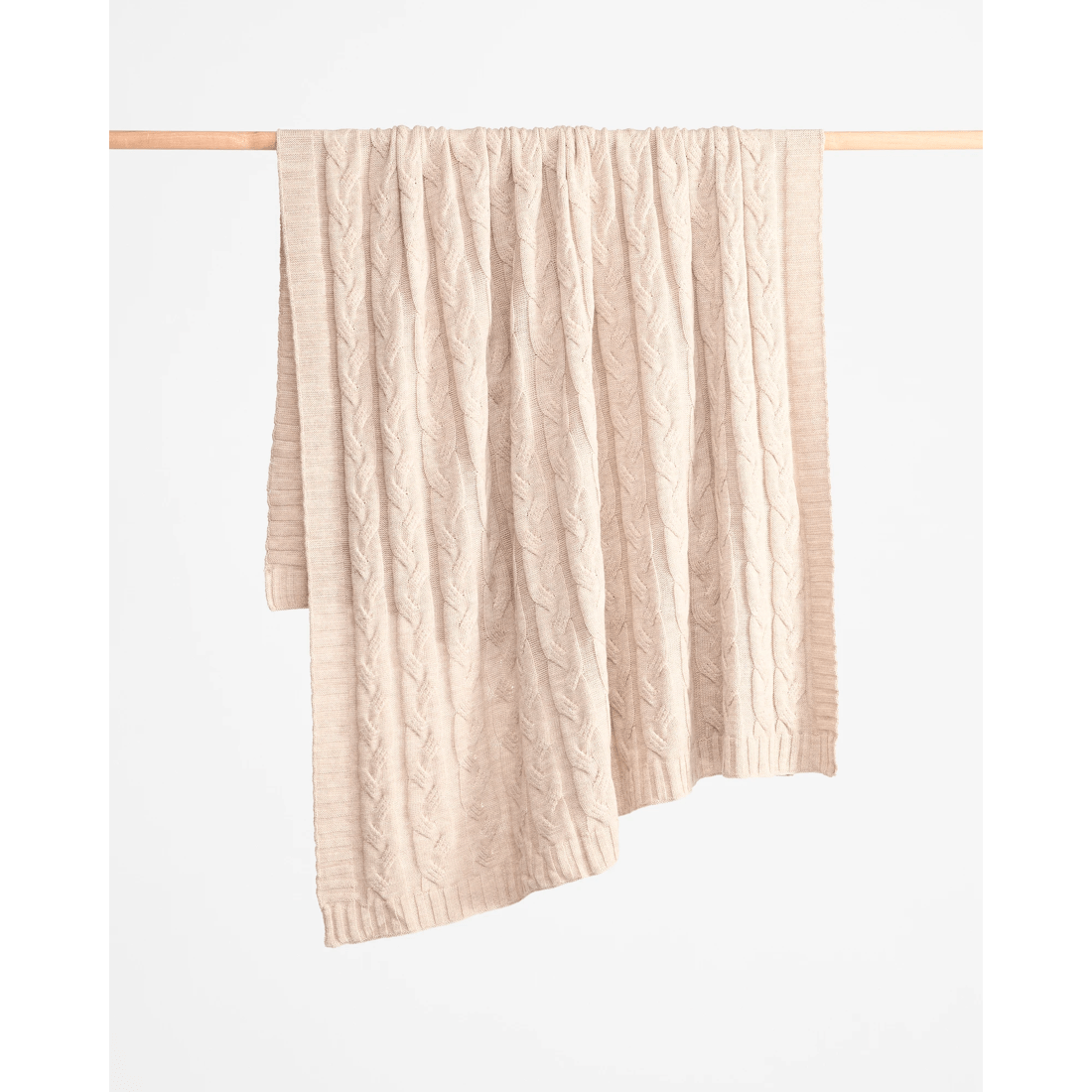 3 Target Cyrus Merino Wool Throw
 - Queen Bed
 - Natural, 3 of 4