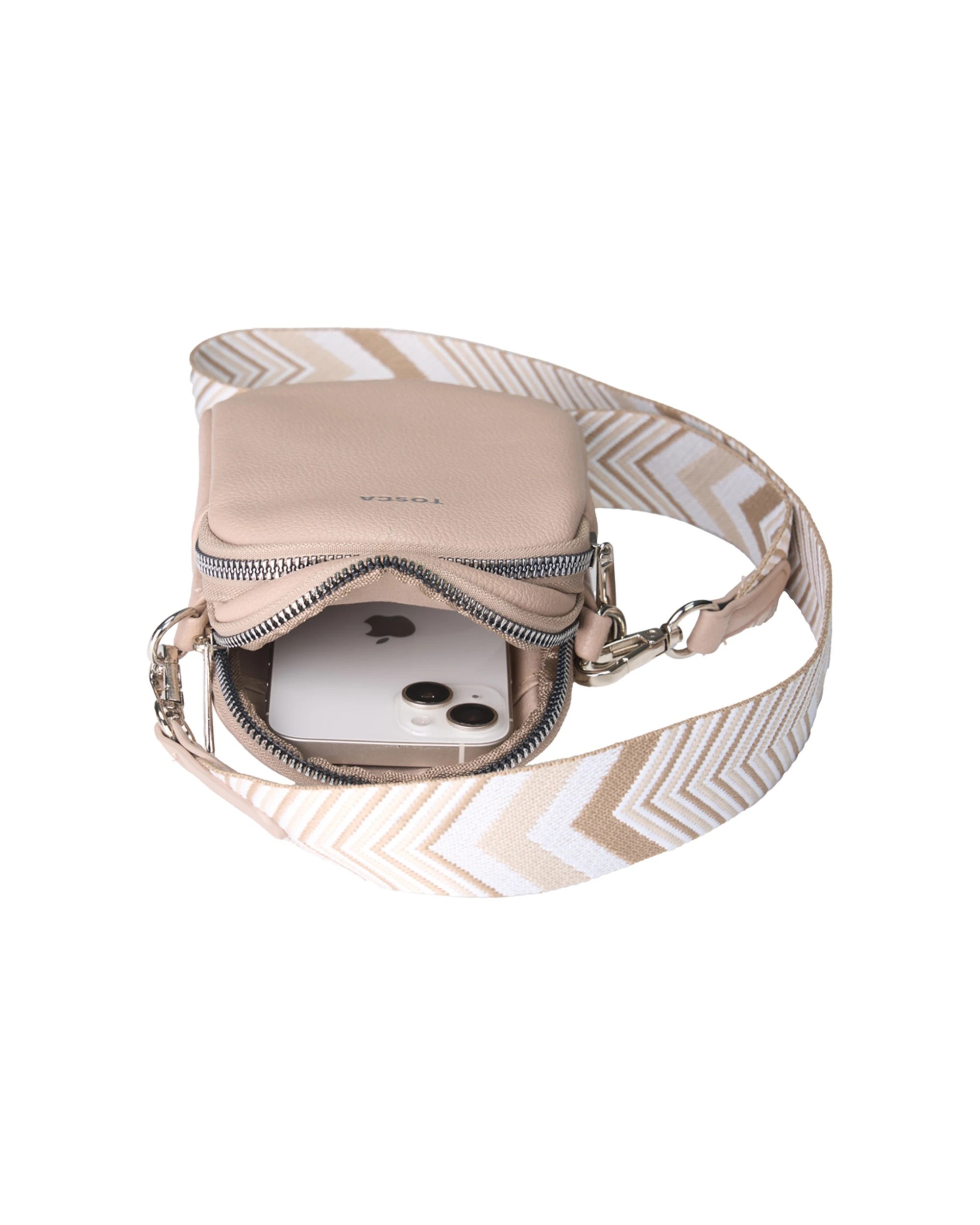 Tosca Crossbody Mini Utility Phone Bag - Natural - Kmart