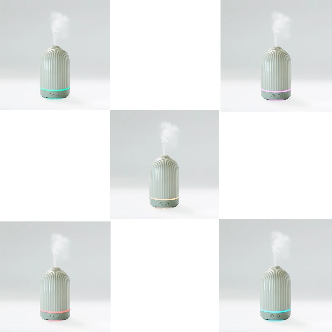 7 Sage Green Ceramic Aroma Diffuser, 7 of 7