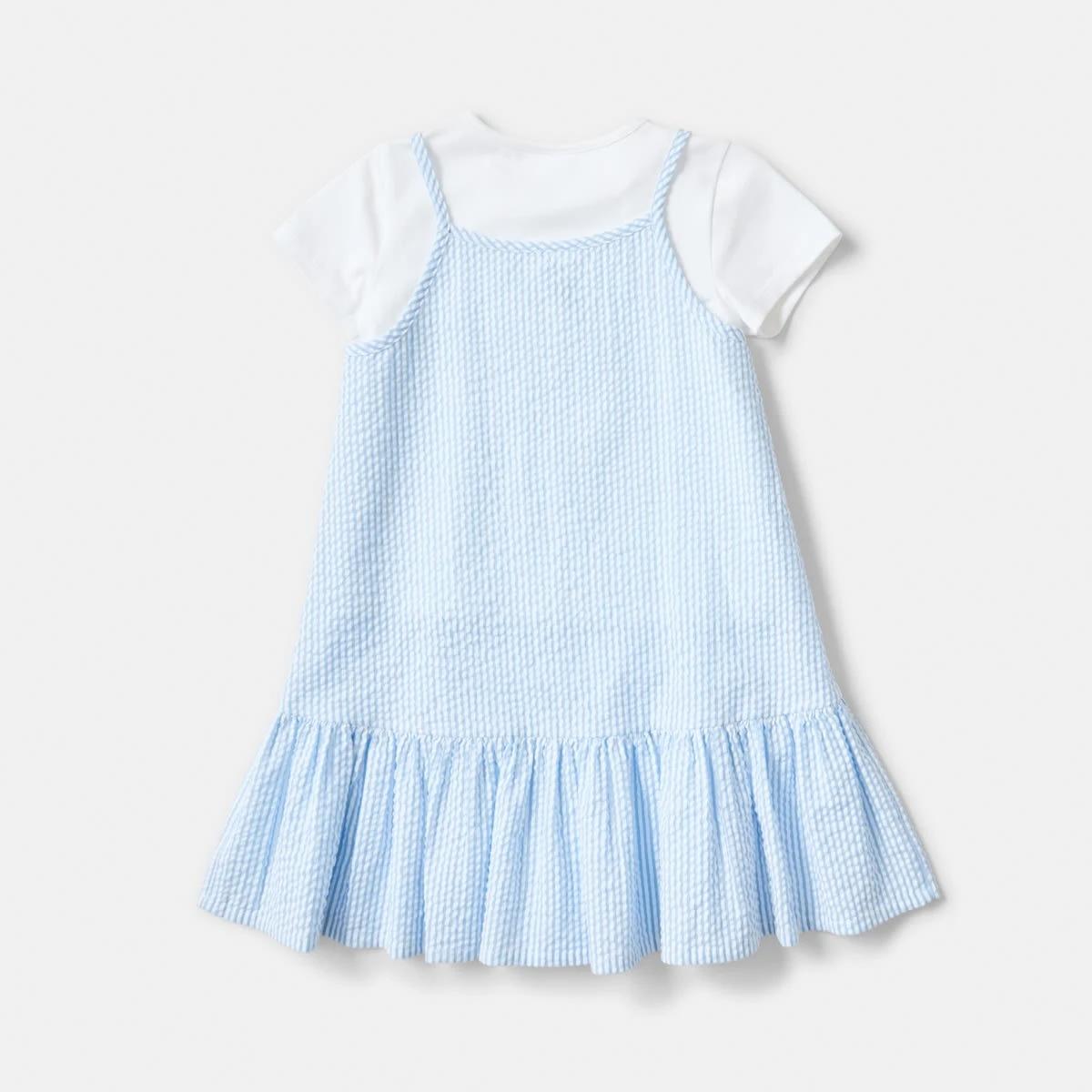 7 2 Piece T-shirt and Dress Set Stripe, 7 of 7