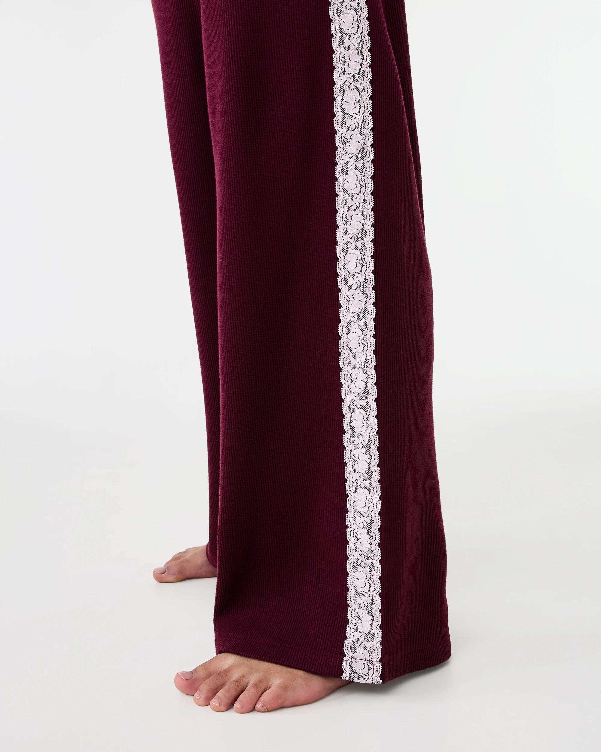 8 Care Bears License Sweat Top and Waffle Pants Pyjama Set Cb Brunch, 8 of 8