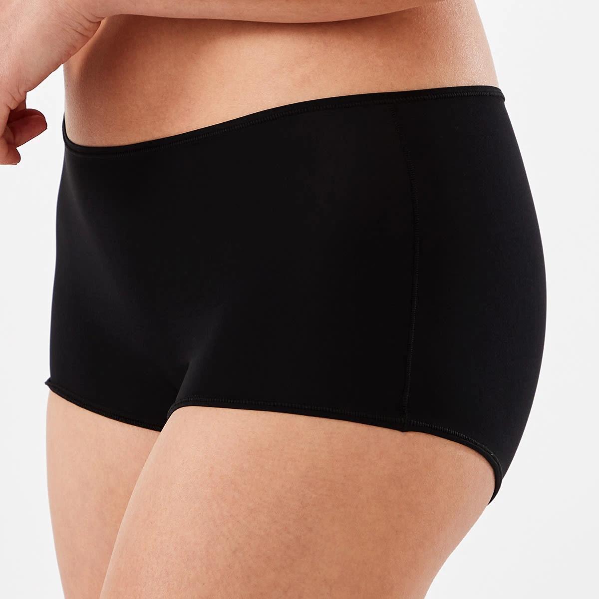4 3 Pack Super Soft Boyleg Briefs Black, 4 of 9