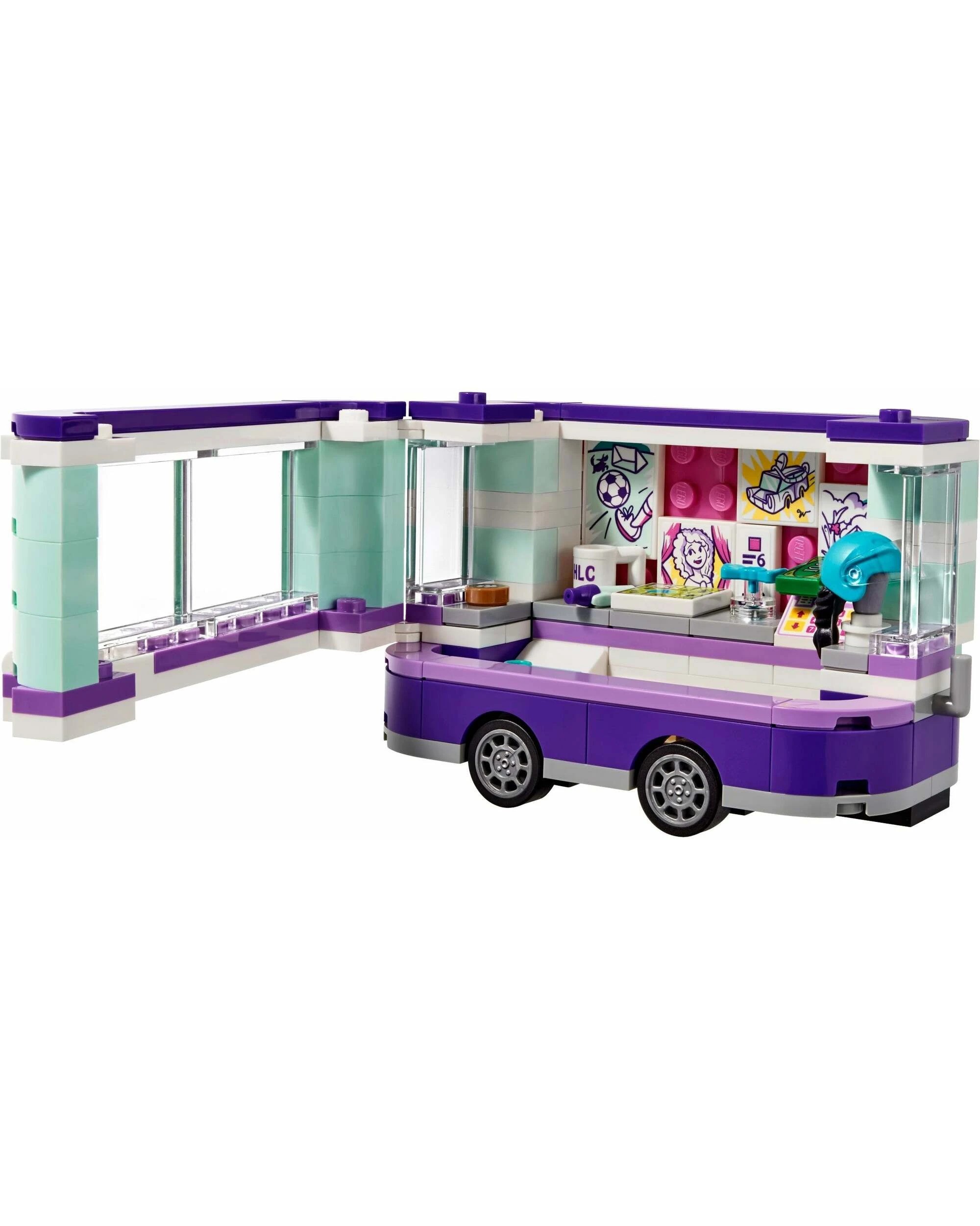4 LEGO 41332 Emma's Art Stand Playset: Heartlake City Park Fun, 4 of 4