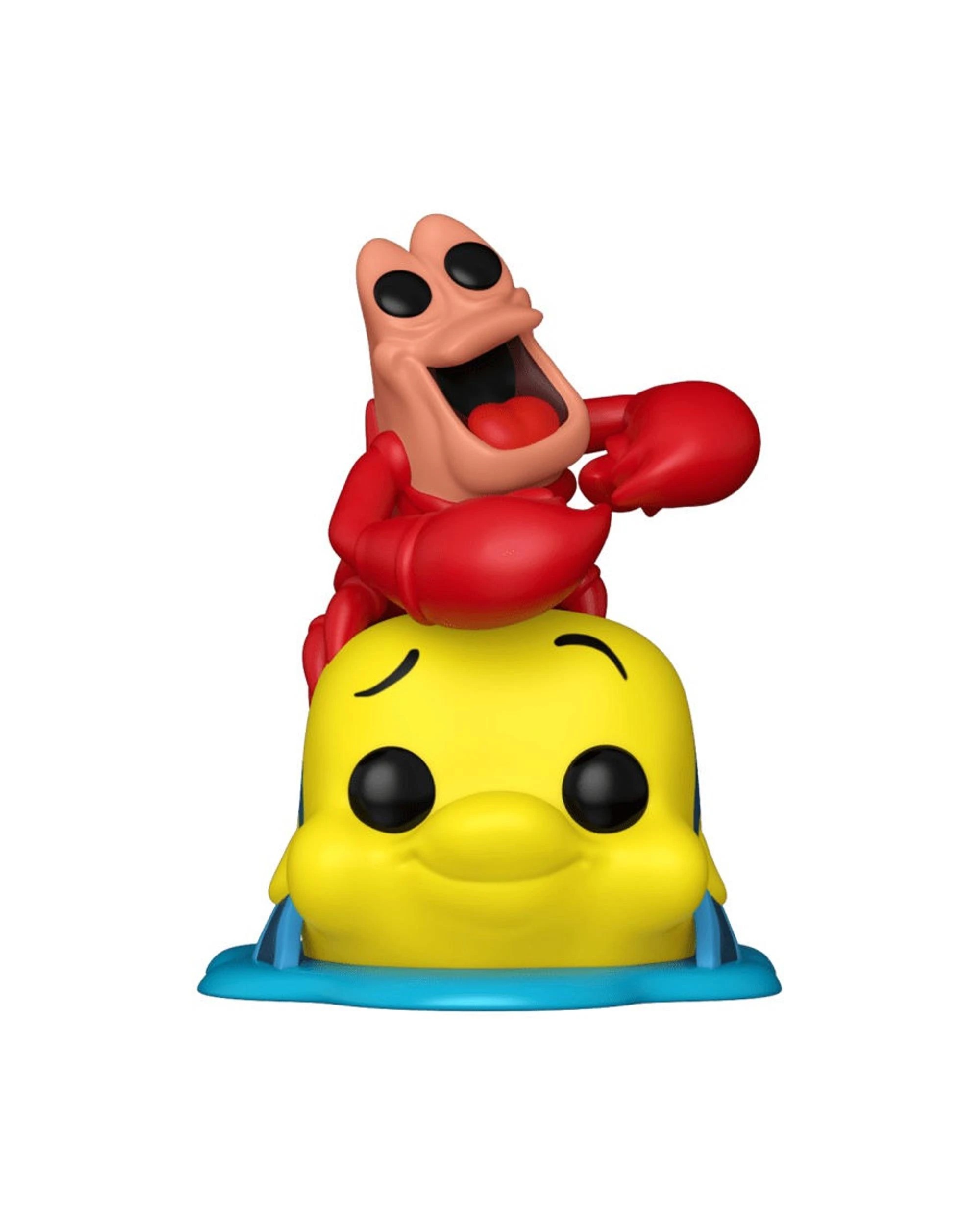 2 Disney The Little Mermaid - 1989 -  Sebastian and Flounder Funko POP! Vinyl, 2 of 3