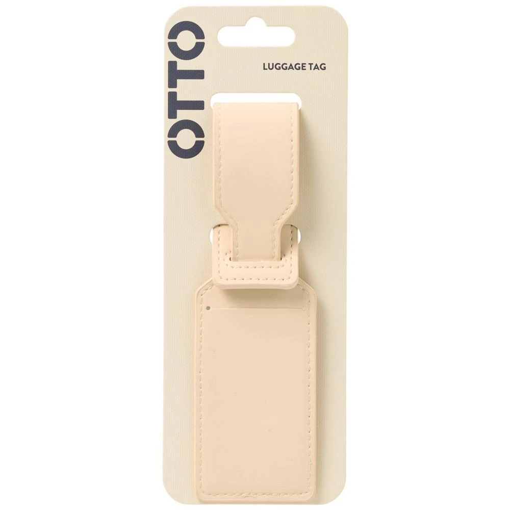 3 Otto On The Go Luggage Tags Tan, 3 of 5