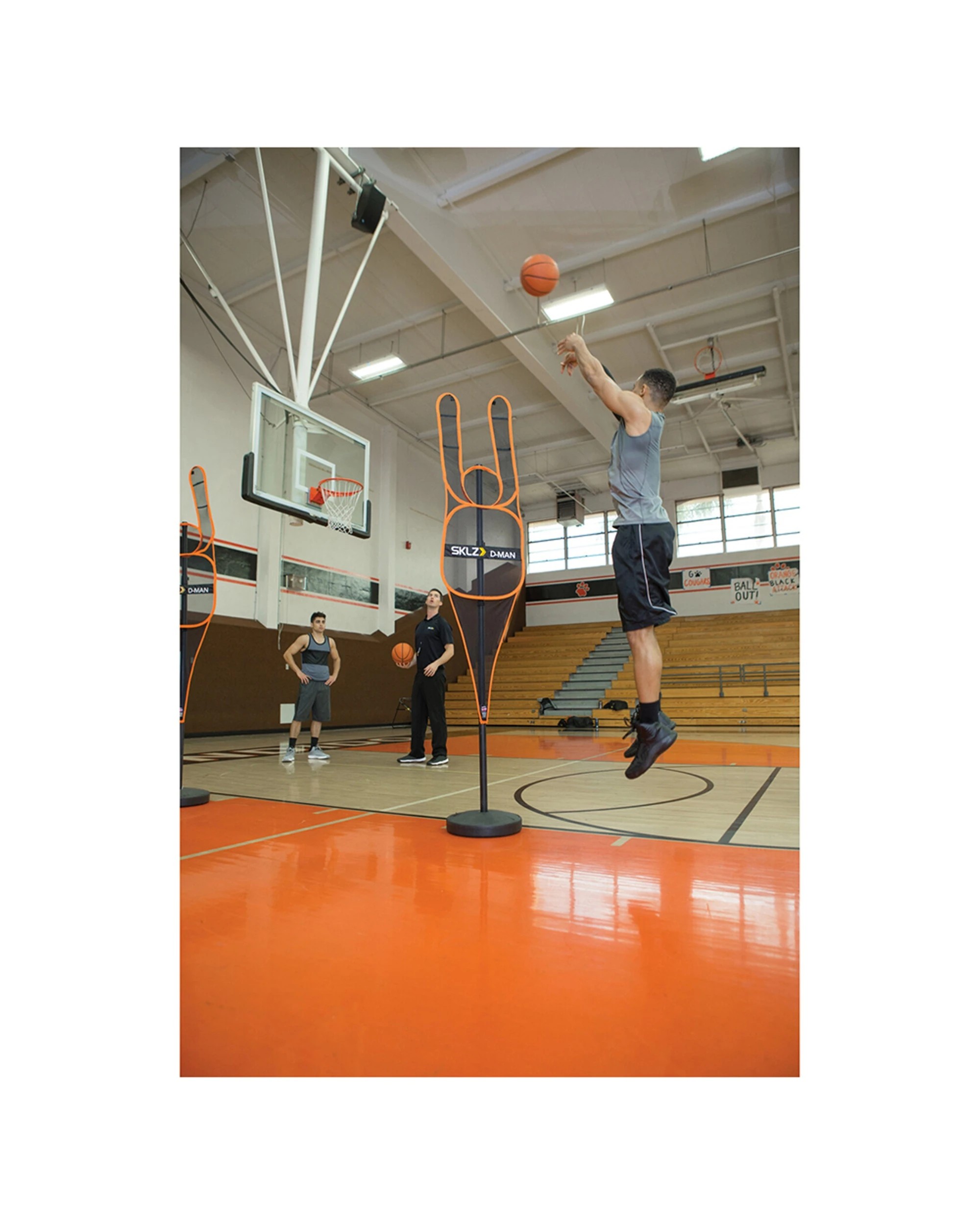 6 Sklz 8' D-Man Basketball - Orange, 6 of 7