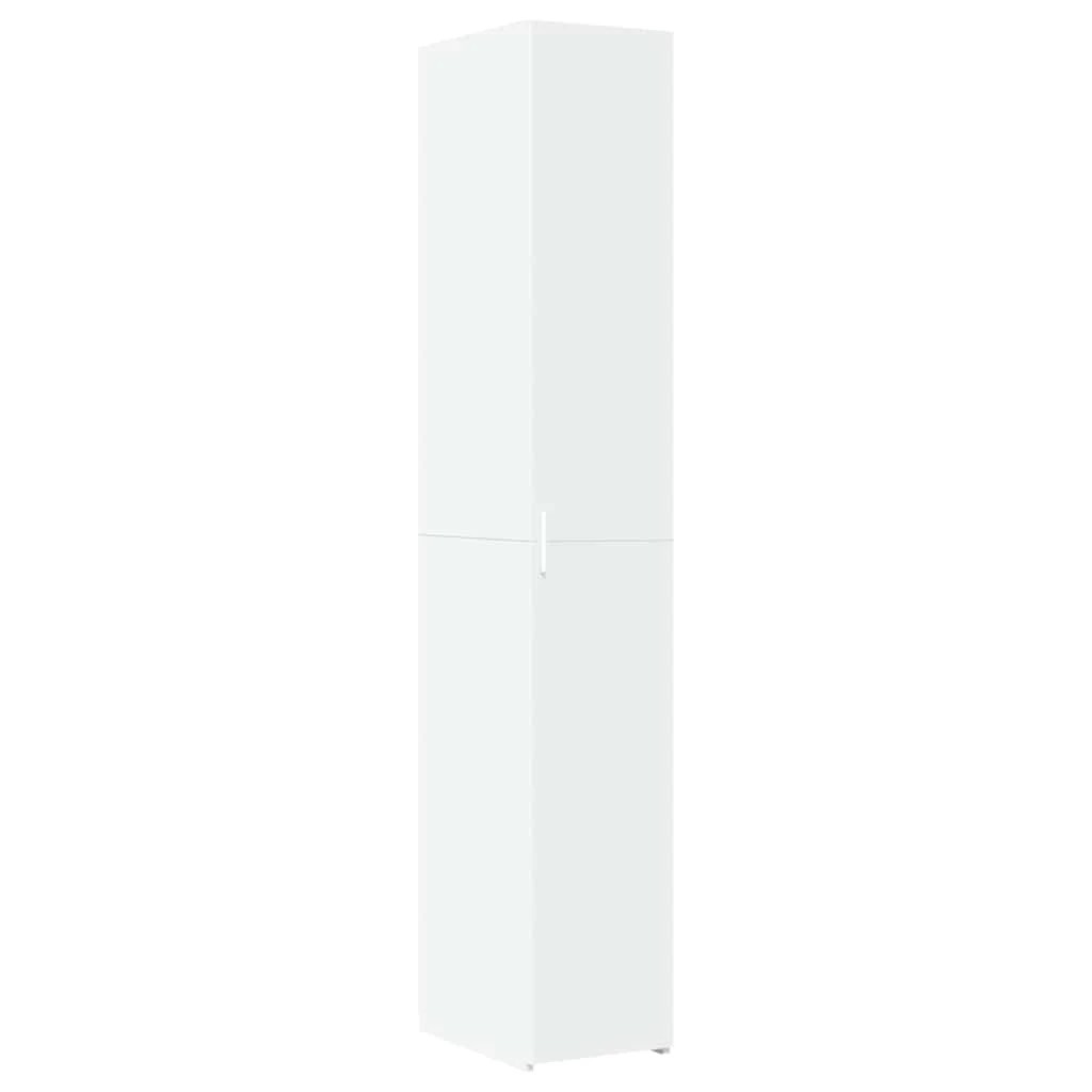 6 vidaXL Storage Cabinet with Shelves Ample Storage - White, 6 of 10