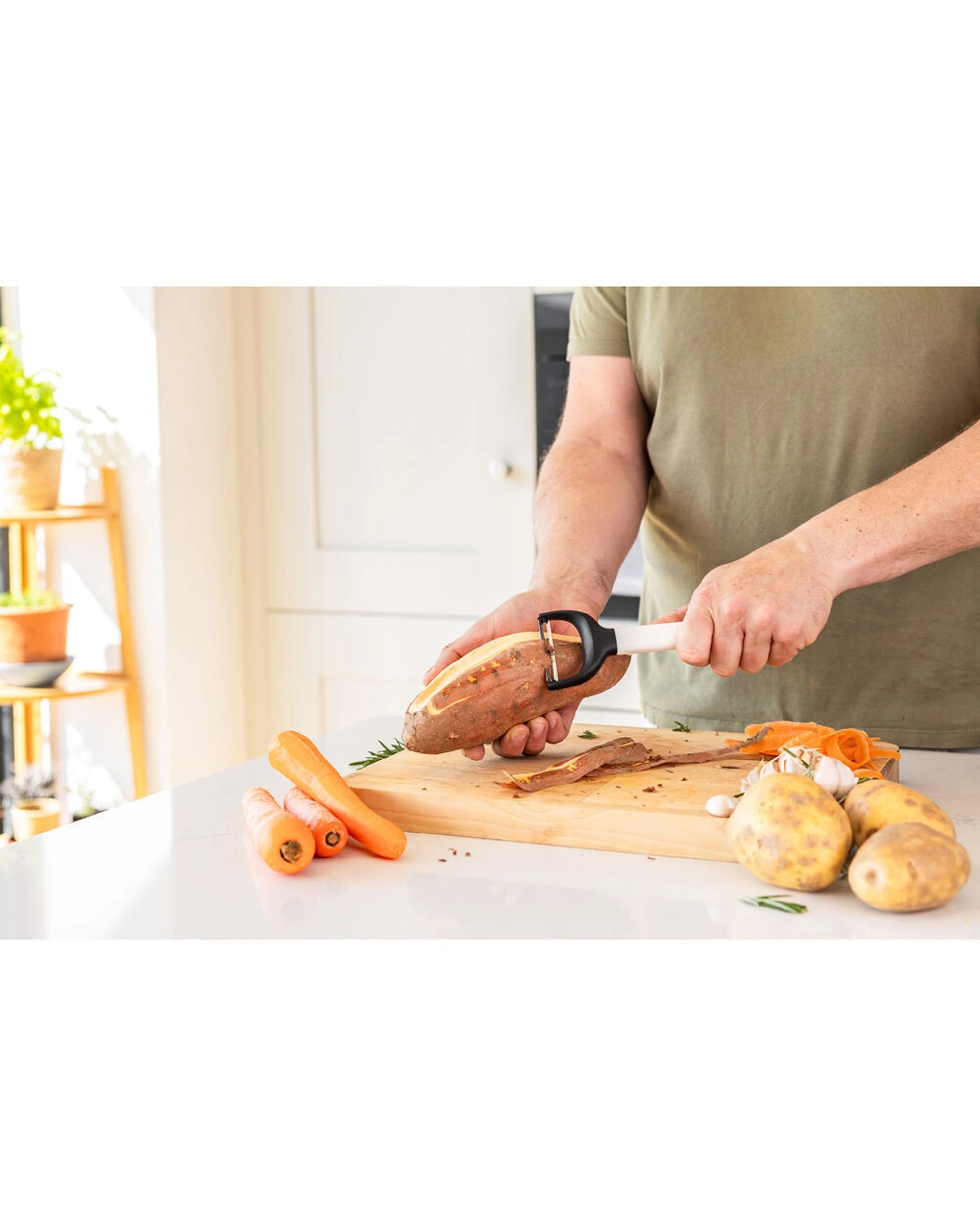 5 KitchenAid 2PK Classic Fruit Vegetable Y Peeler With Ergonomic Handle - White, 5 of 6