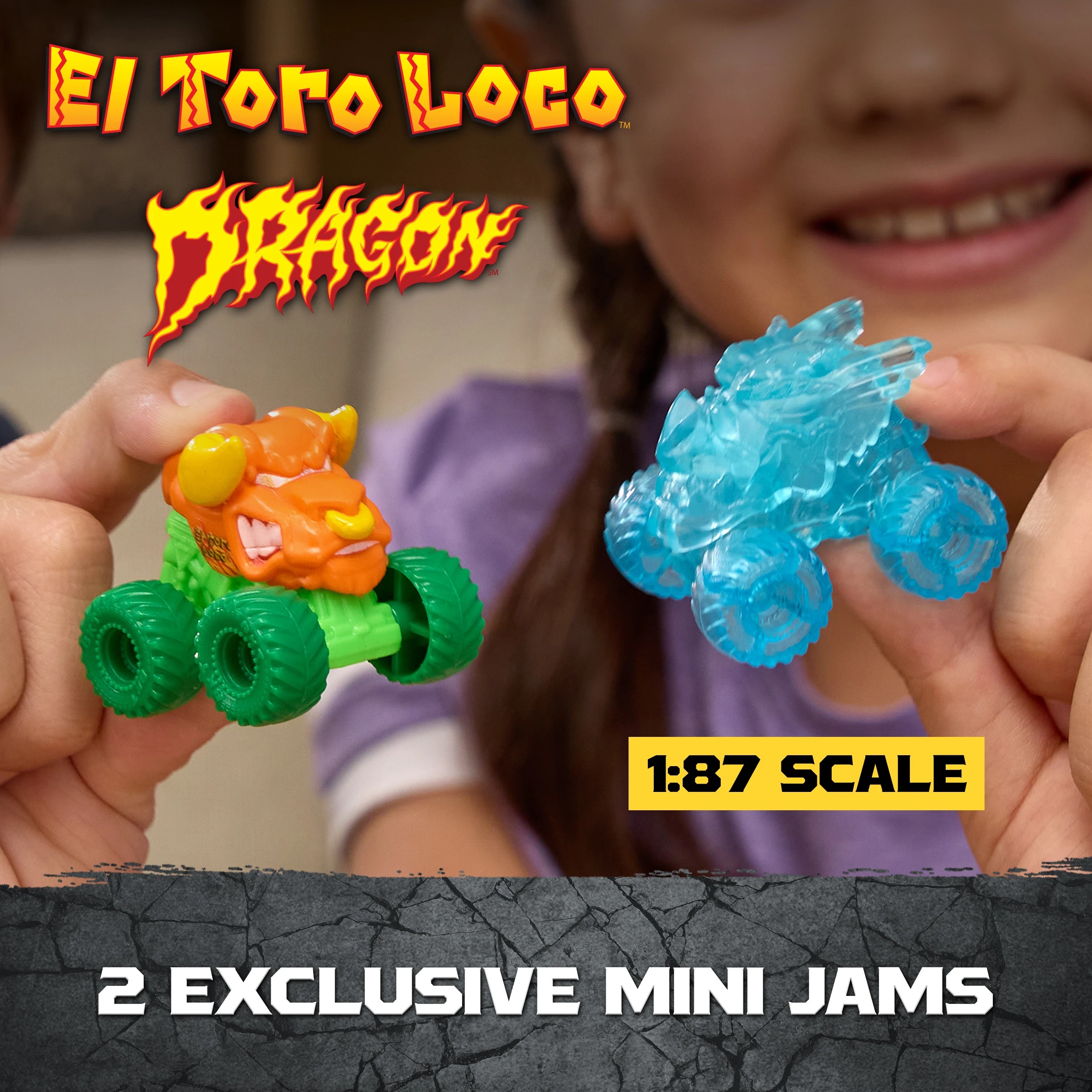 4 Monster Jam Mini Jams Crash N' Crumble Jungle Playset, 4 of 9