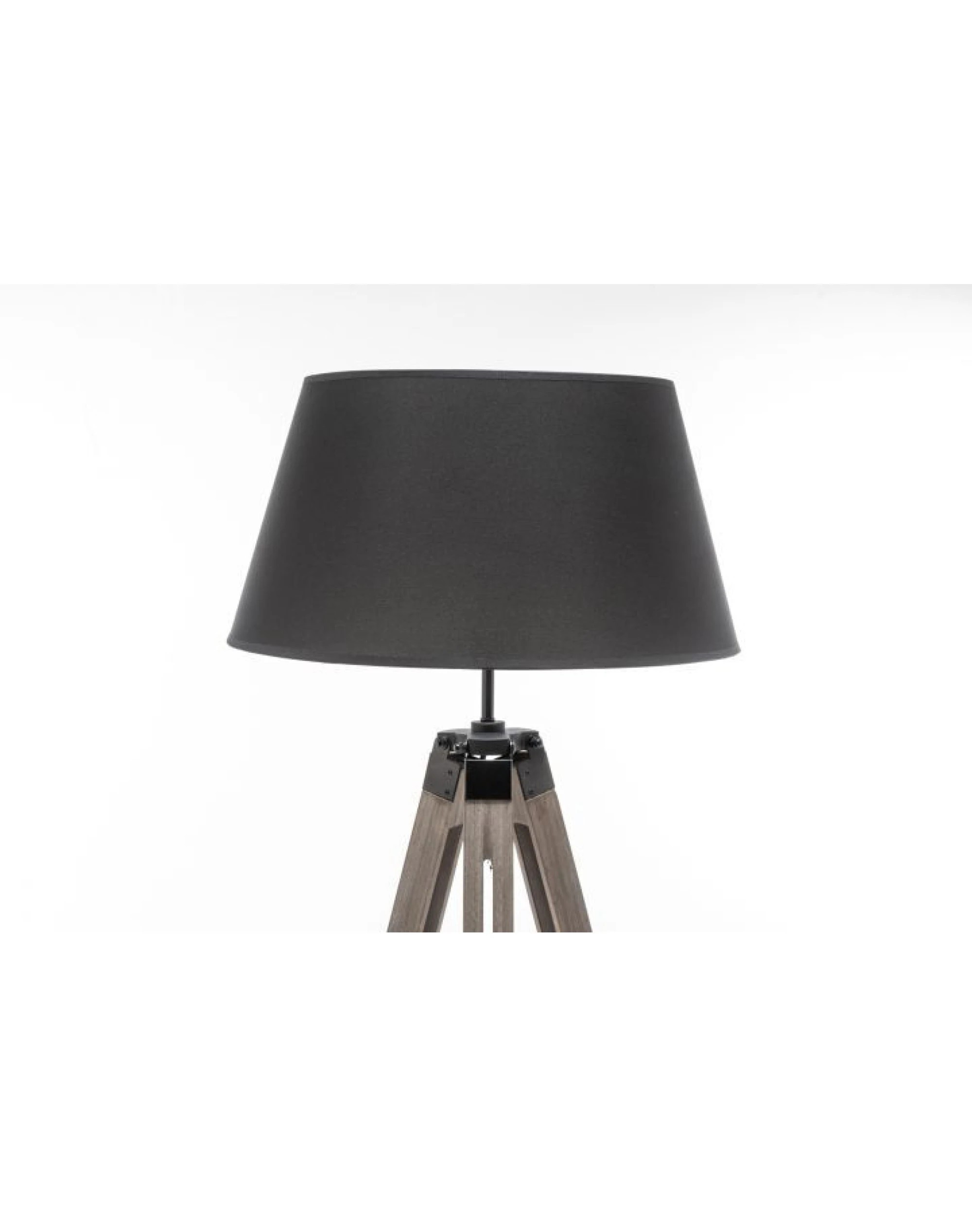 5 BR Home Tripod Floor Lamp with Linen Shade and Wooden Base, 5 of 10