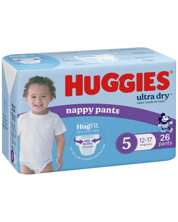 Huggies Nappy Pants Walker Boy 26 Pack
