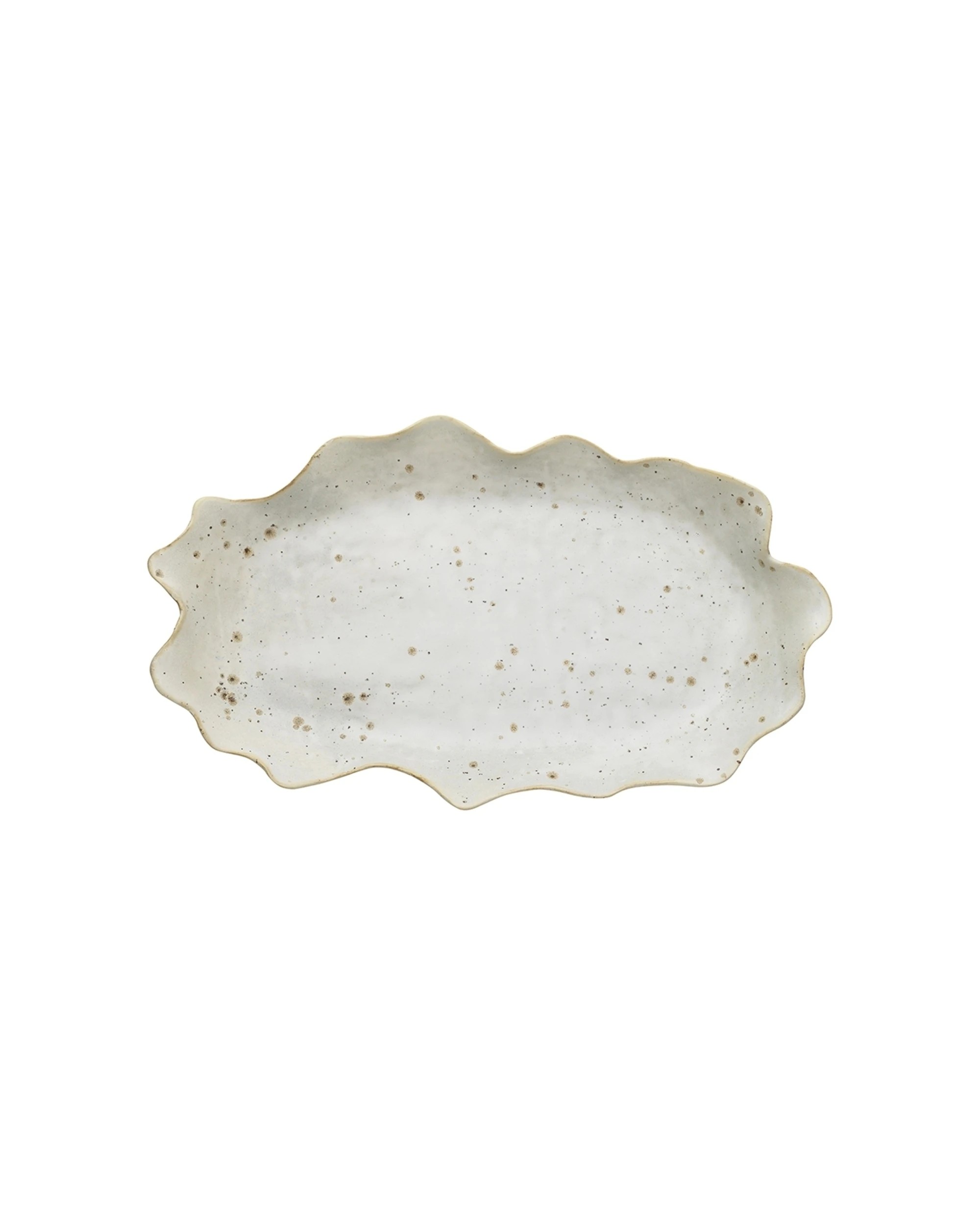 3 Ecology Dinnerware Stoneware Inlet Oval Plate Serveware 28cm - Natural, 3 of 4