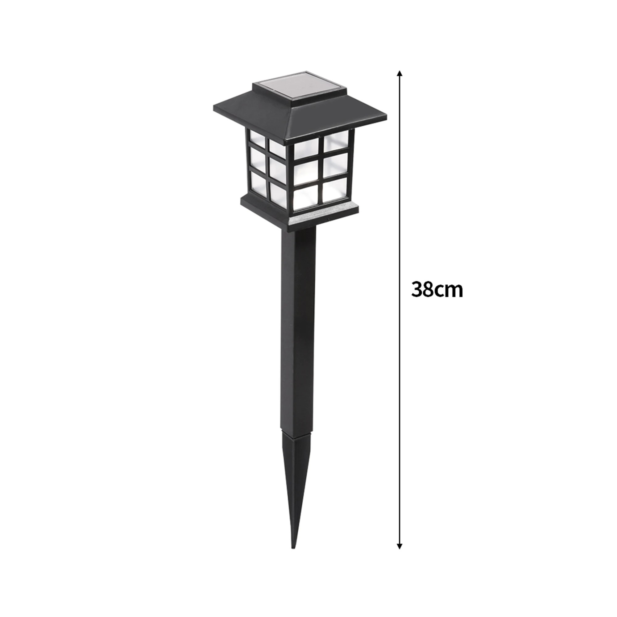 2 Emitto 12x LED Solar Power Garden Landscape Path Lawn Lights Yard Lamp Outdoor, 2 of 5