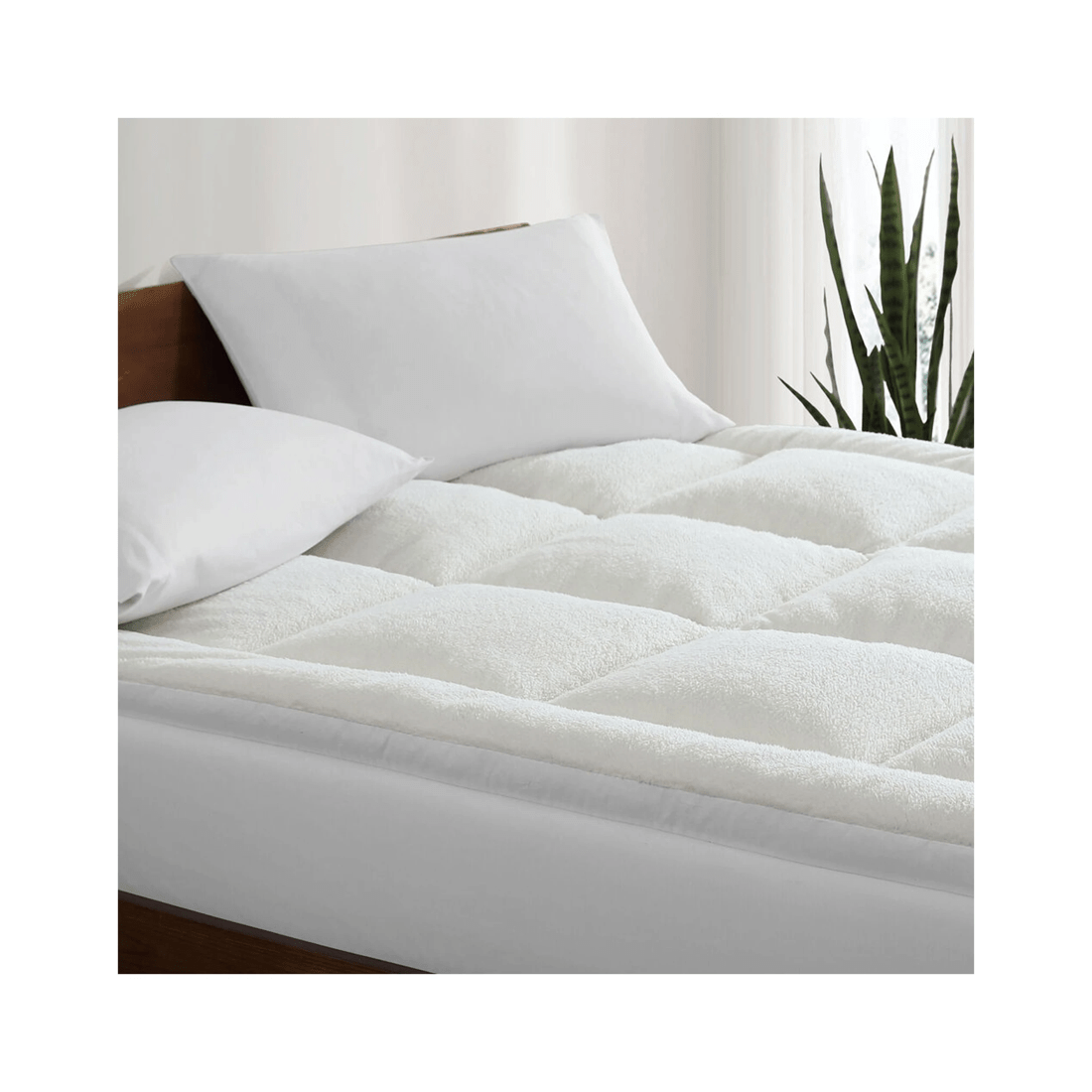 3 ARDOR Queen 1800Gsm Reversible Microfibre Mattress Topper Cooling Sherpa, 3 of 4