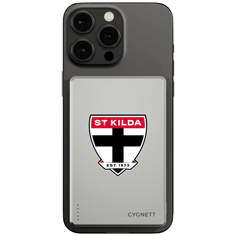 1 Cygnett 5000mAh Magslim Powerbank St Kilda Saints, 1 of 6