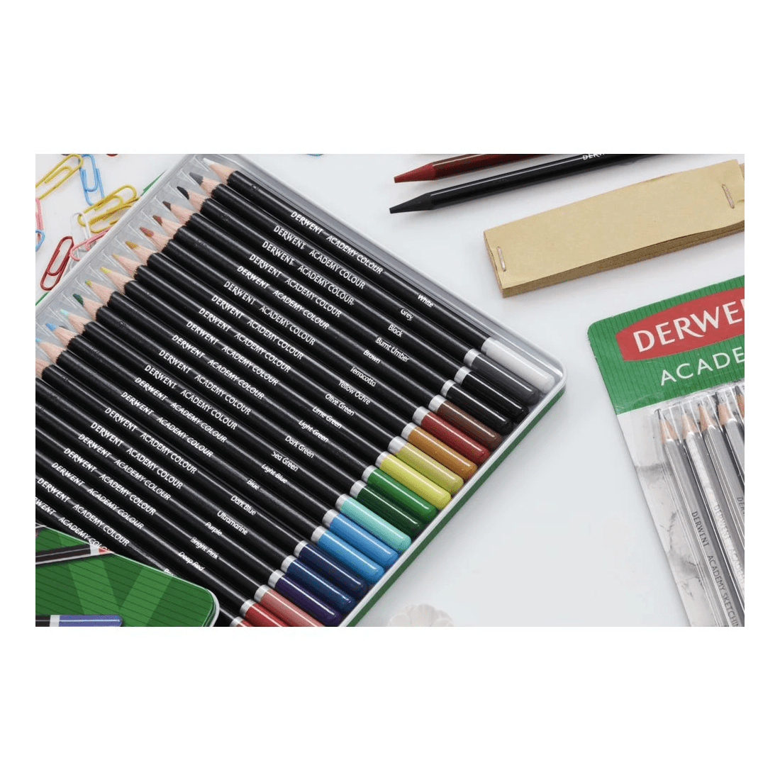 4 Derwent Academy Coloured Pencils 24 Pack, 4 of 9
