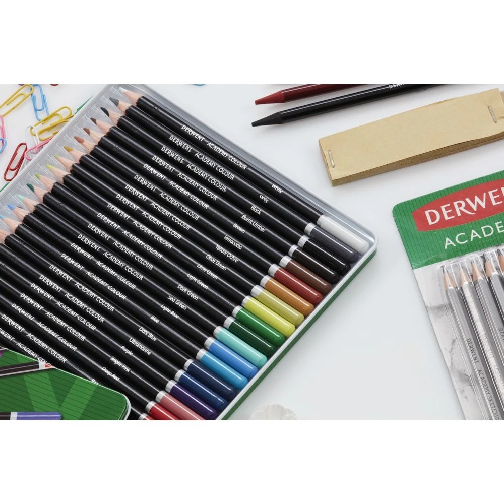 4 Derwent Academy Coloured Pencils 24 Pack, 4 of 9