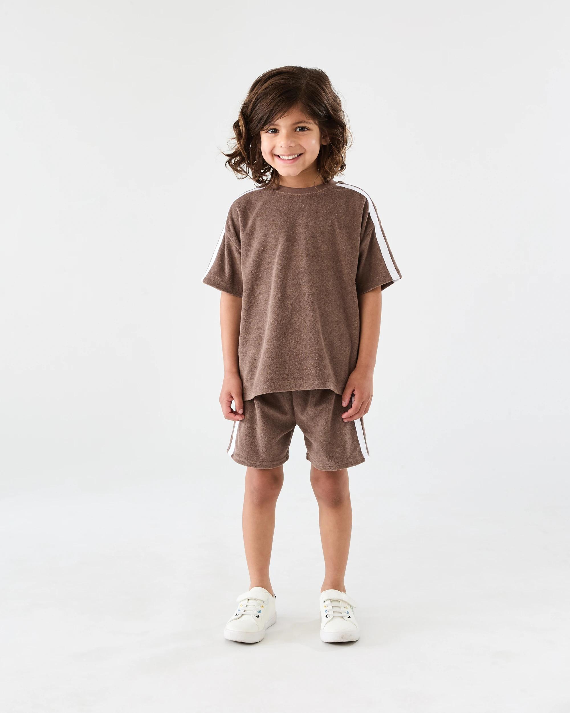 5 Terry Toweling Shorts Mlky Brwn, 5 of 6